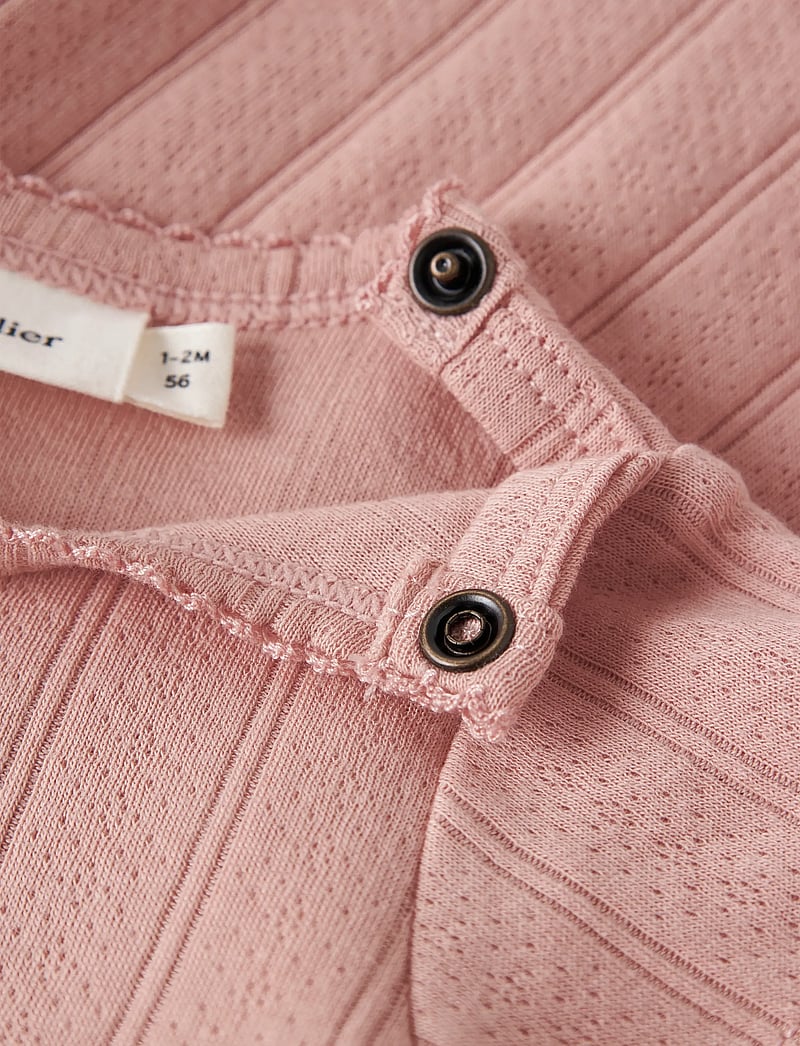 Lil'Atelier - NBFFALINA SS BODY DRESS LIL - short-sleeved baby dresses - misty rose - 2