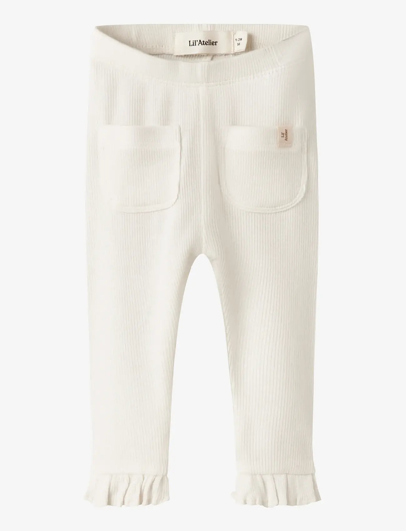 Lil'Atelier - NBFFRIJO SLIM LEGGINGS LIL - leggings - coconut milk - 0