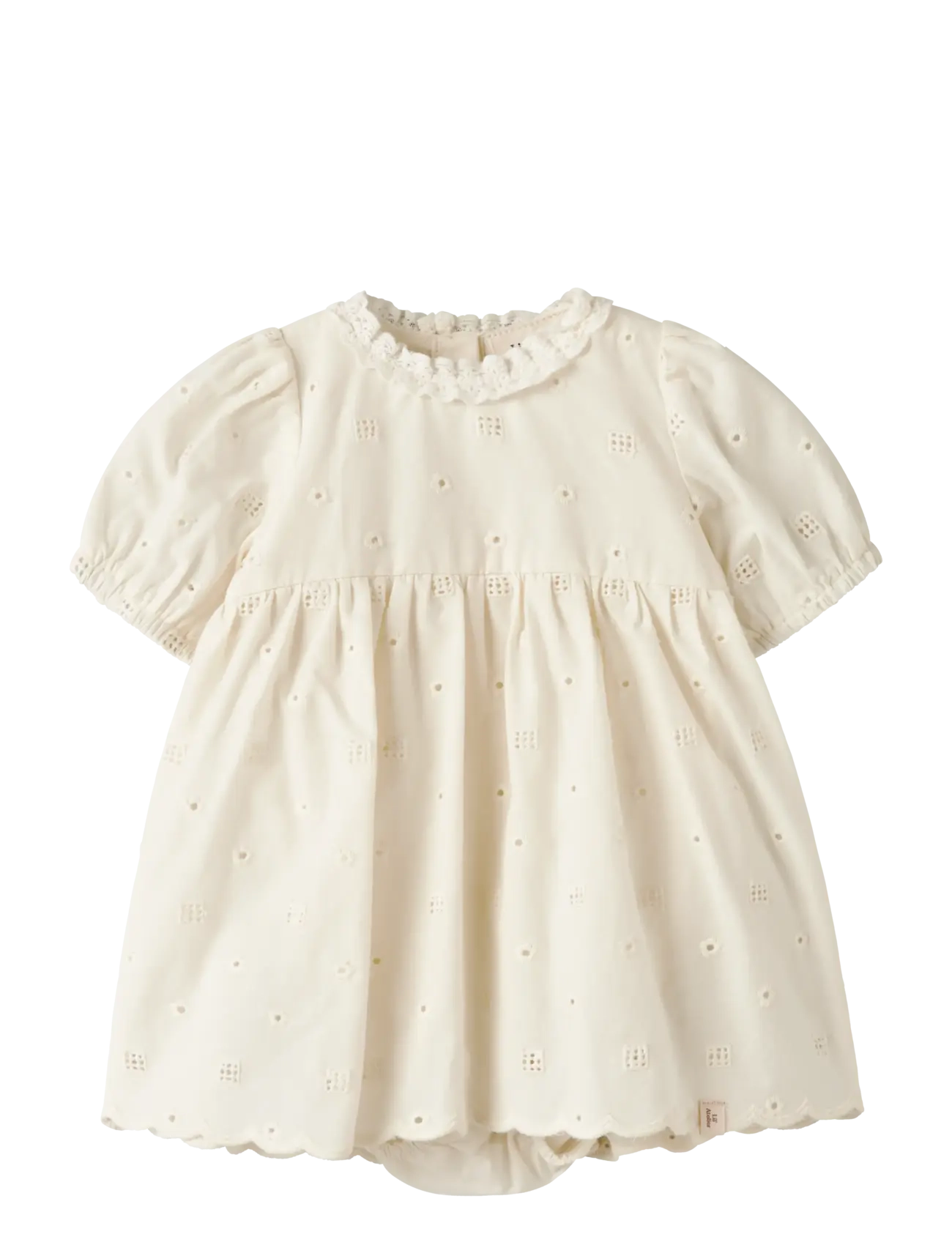 Lil'Atelier NBFFLORES SS BODY DRESS LIL - Neuheiten - COCONUT MILK / cream