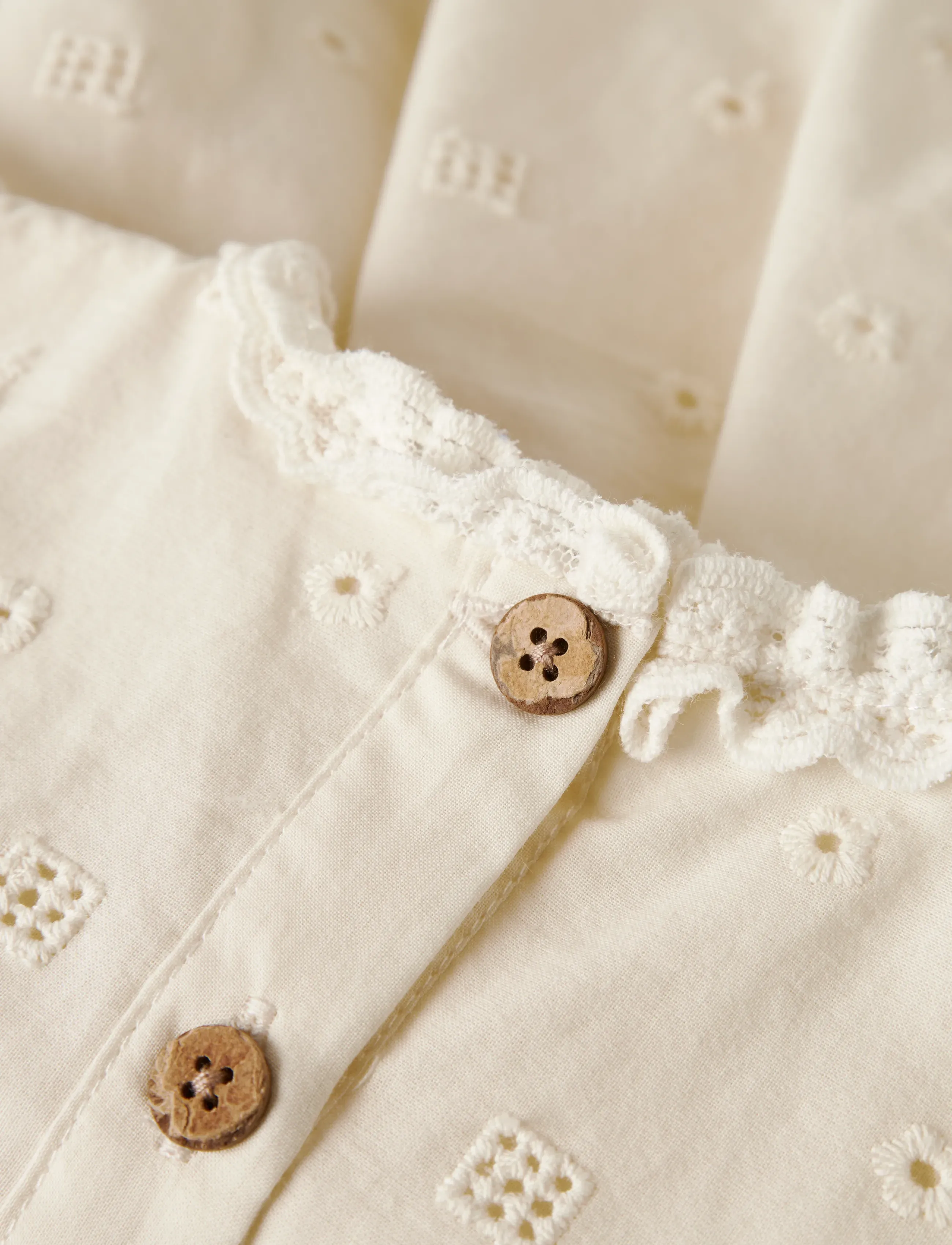 Lil'Atelier - NBFFLORES SS BODY DRESS LIL - kurzärmelige babykleider - coconut milk - 2