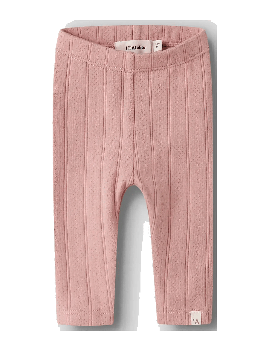 Lil'Atelier - NBFFALINA SLIM LEGGINGS LIL - leggings - misty rose - 0