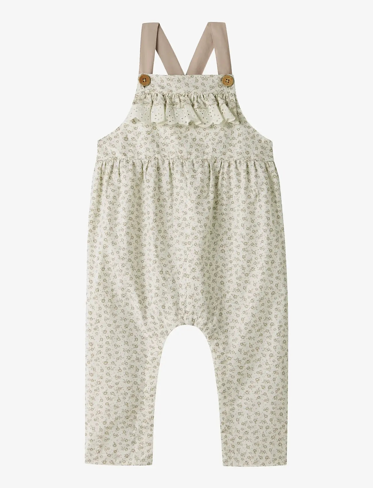 Lil'Atelier - NBFFJOLA LOOSE OVERALL LIL - jumpsuits - coconut milk - 0