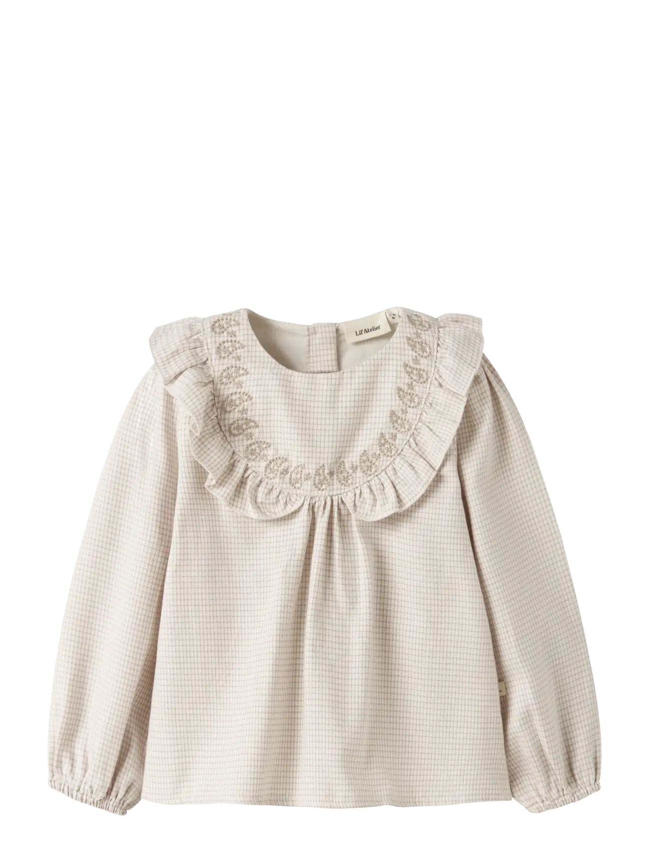 Lil'Atelier NMFFOLEY LS LOOSE SHIRT LIL - Barn 2-8 år - COCONUT MILK / cream
