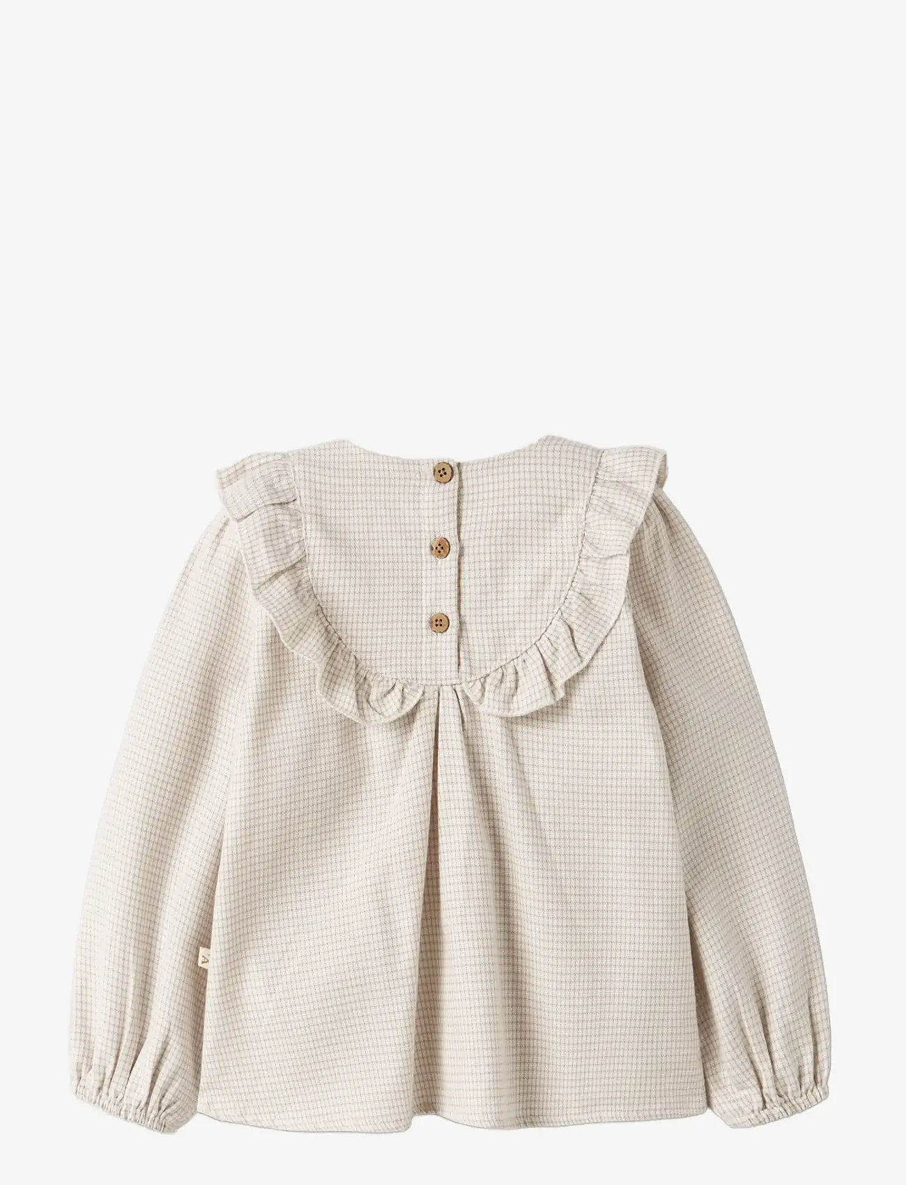 Lil'Atelier - NMFFOLEY LS LOOSE SHIRT LIL - blusen & tuniken - coconut milk - 1