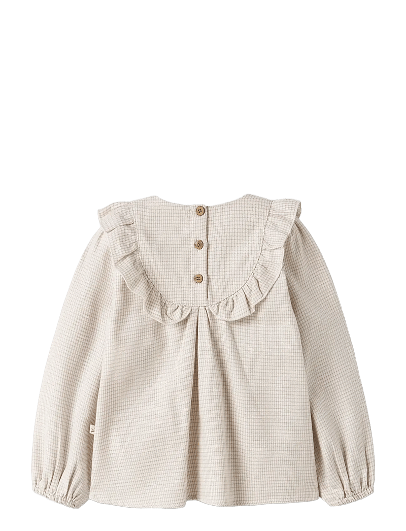 Lil'Atelier - NMFFOLEY LS LOOSE SHIRT LIL - blusen & tuniken - coconut milk - 1