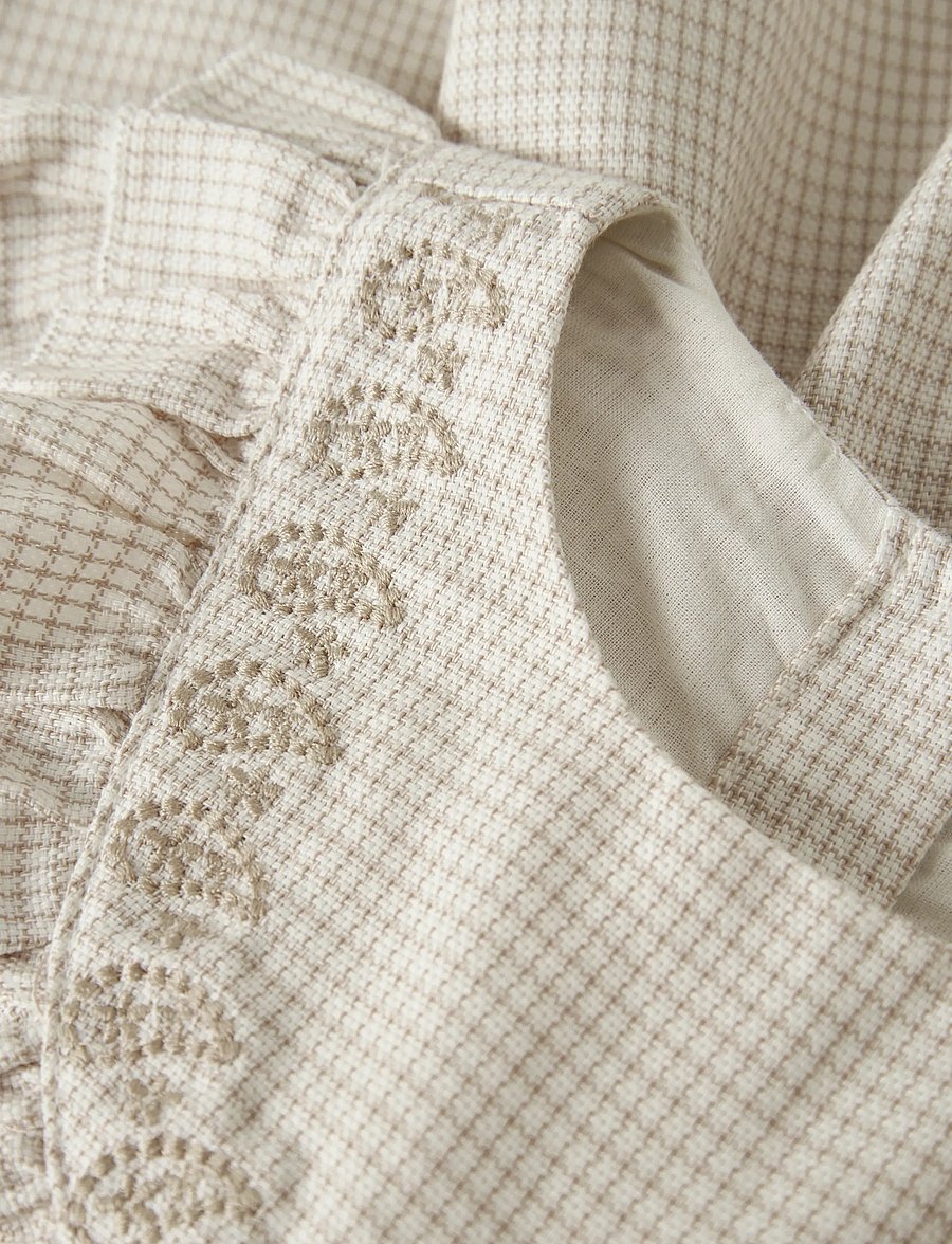 Lil'Atelier - NMFFOLEY LS LOOSE SHIRT LIL - blusen & tuniken - coconut milk - 3