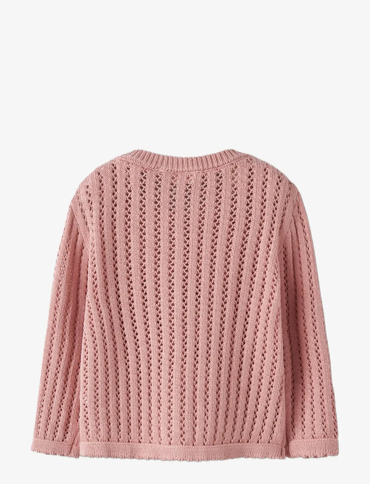 Lil'Atelier - NMFFABIOLA LS KNIT CARD LIL - cardigans - misty rose - 1