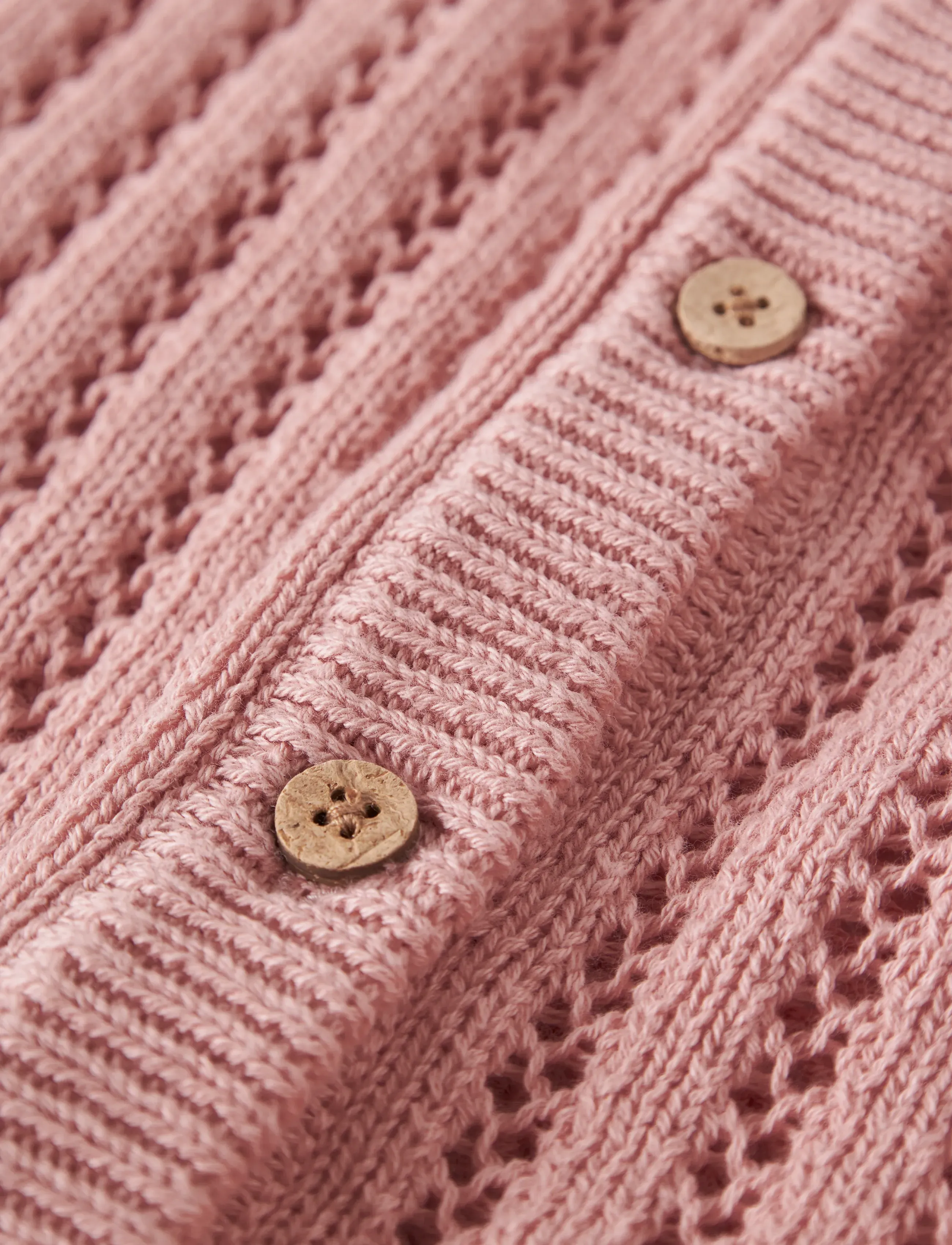 Lil'Atelier - NMFFABIOLA LS KNIT CARD LIL - cardigans - misty rose - 3