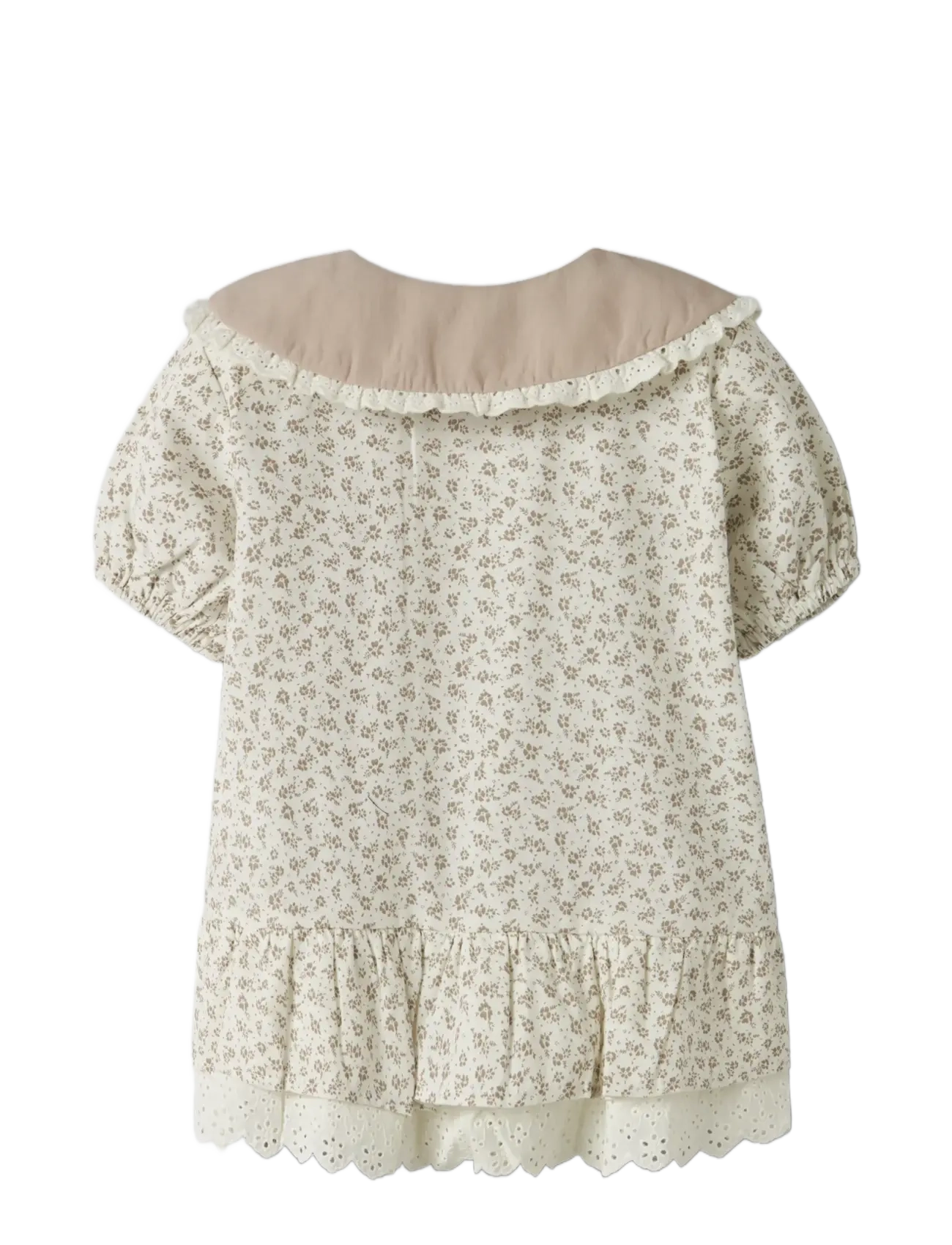 Lil'Atelier - NMFFJOLA SS LOOSE SHIRT LIL - kurzärmlige hemden - coconut milk - 1