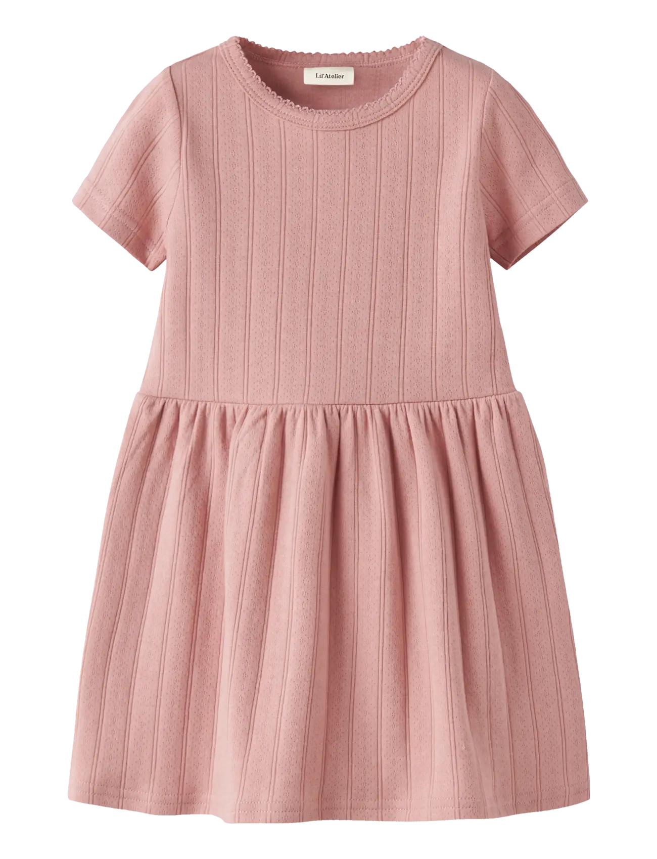 Lil'Atelier NMFFALINA SS DRESS LIL - Kjoler & Nederdele - MISTY ROSE / pink/rose