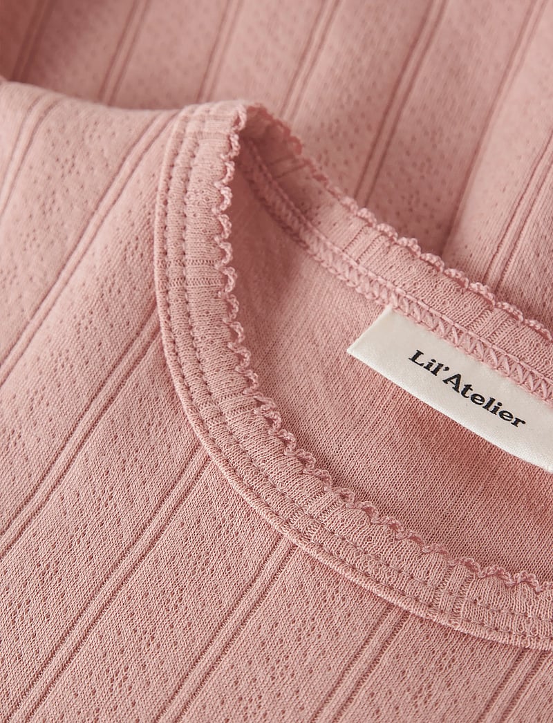 Lil'Atelier - NMFFALINA SS DRESS LIL - kurzärmelige freizeitkleider - misty rose - 2
