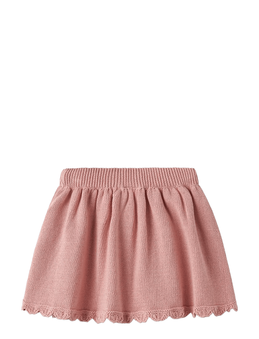 Lil'Atelier - NMFFABIOLA KNIT SKIRT LIL - trumpi sijonai - misty rose - 1