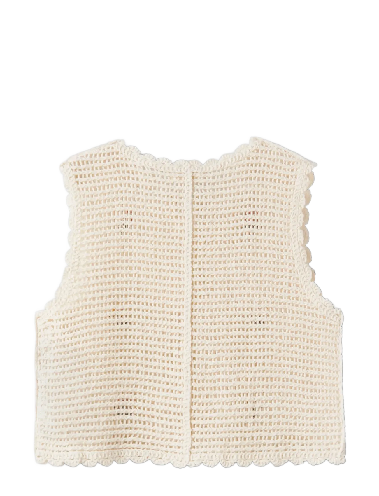 Lil'Atelier - NMFFLORA KNIT VEST LIL - coconut milk - 1
