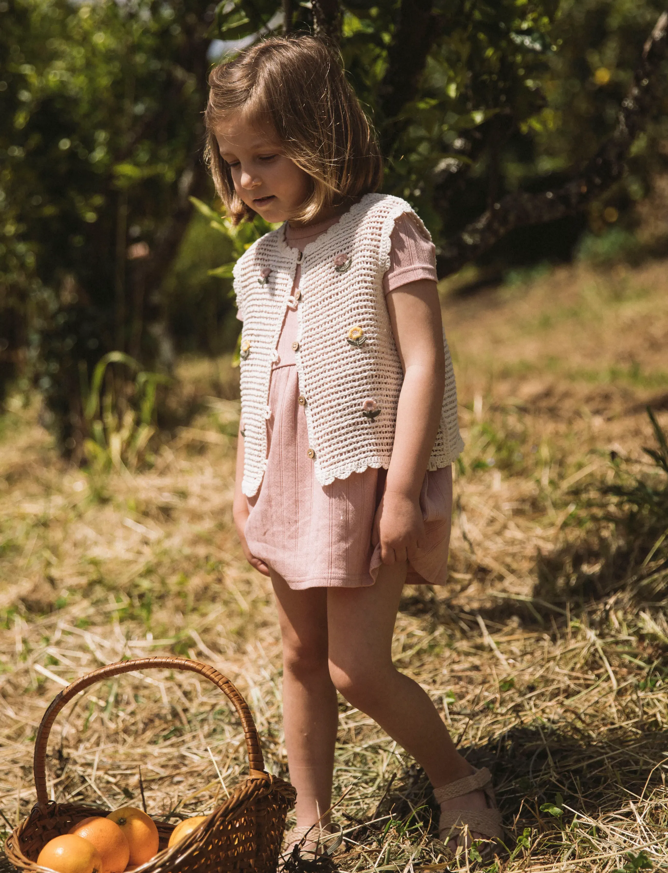 Lil'Atelier - NMFFLORA KNIT VEST LIL - coconut milk - 3