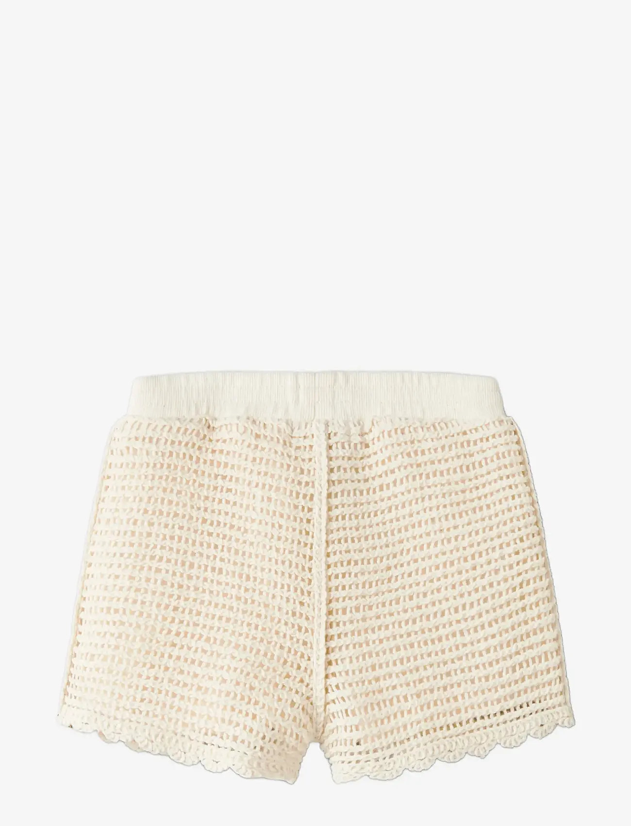 Lil'Atelier - NMFFLORA KNIT SHORTS LIL - casual shorts - coconut milk - 1