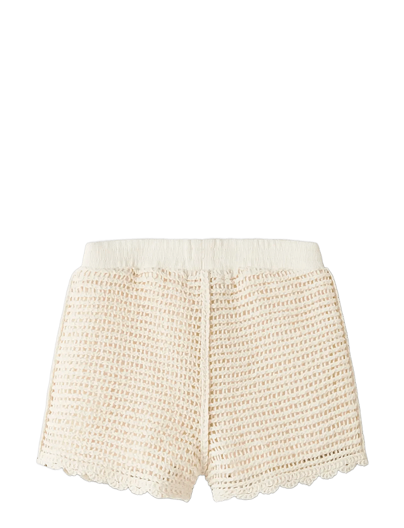 Lil'Atelier - NMFFLORA KNIT SHORTS LIL - casual shorts - coconut milk - 1