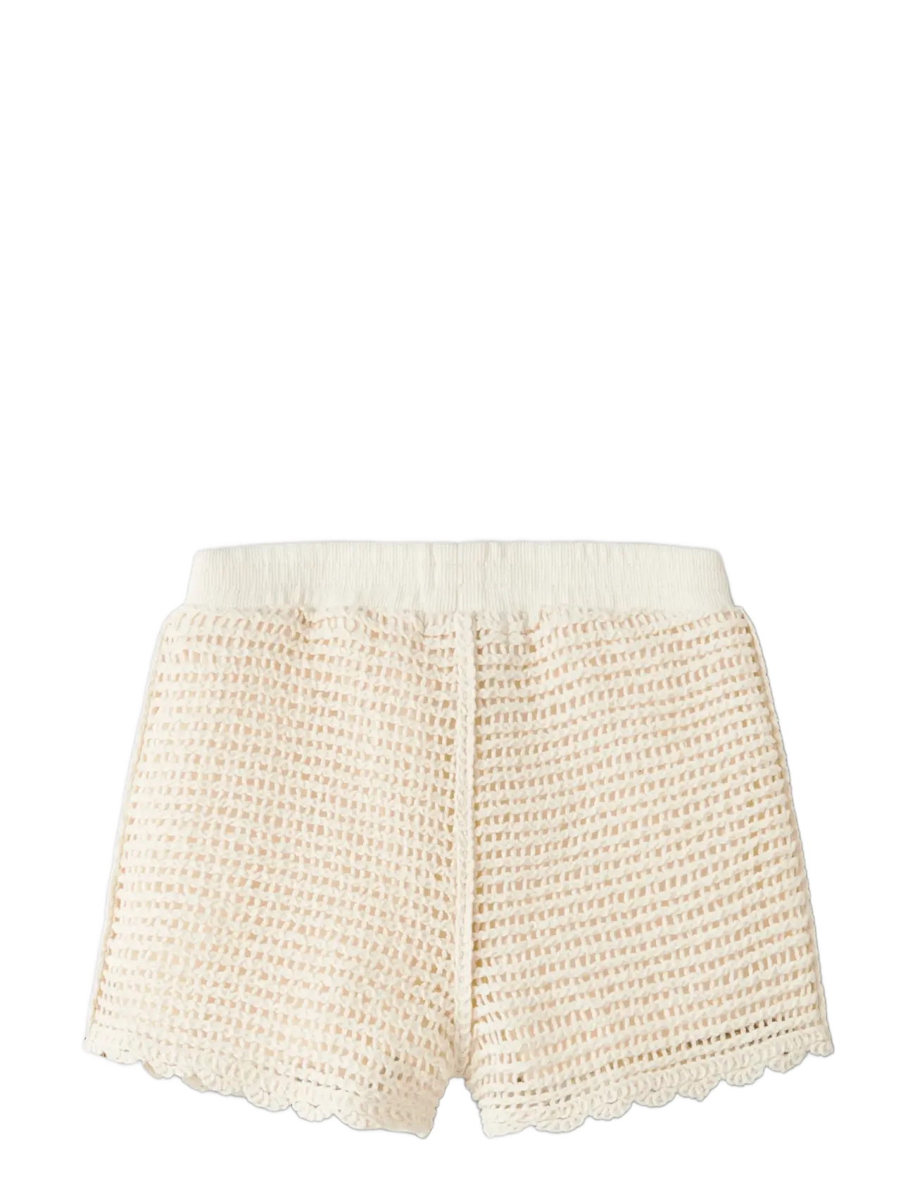 Lil'Atelier - NMFFLORA KNIT SHORTS LIL - shorts - coconut milk - 1