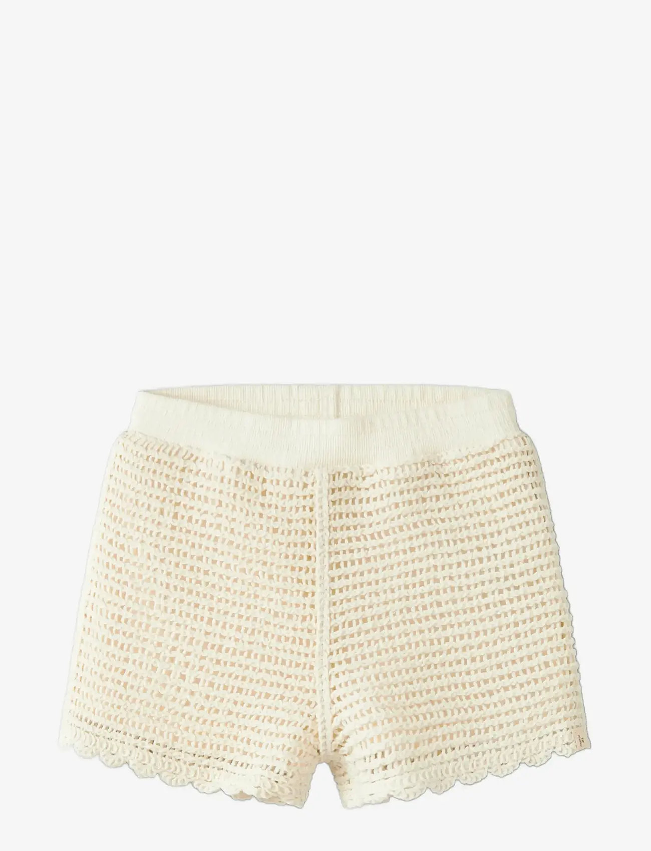 Lil'Atelier - NMFFLORA KNIT SHORTS LIL - casual shorts - coconut milk - 2