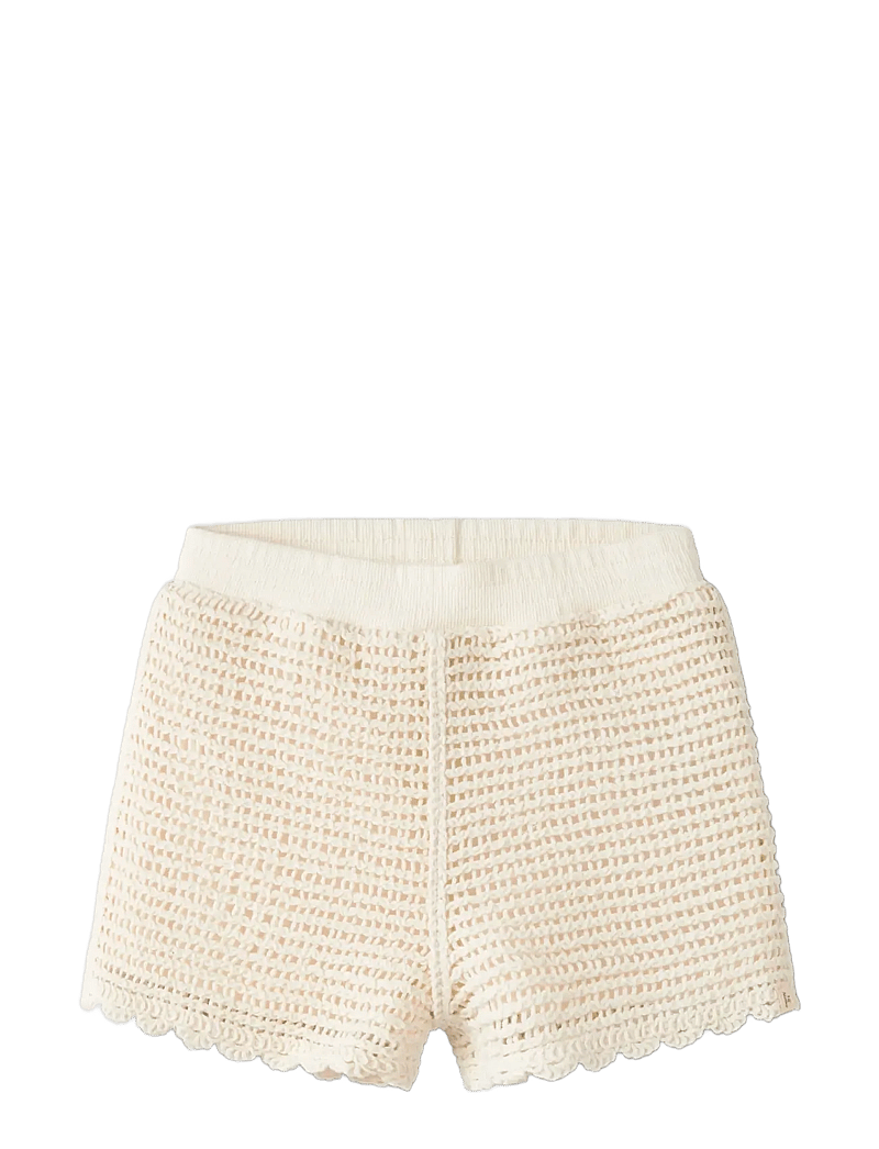 Lil'Atelier - NMFFLORA KNIT SHORTS LIL - casual shorts - coconut milk - 3