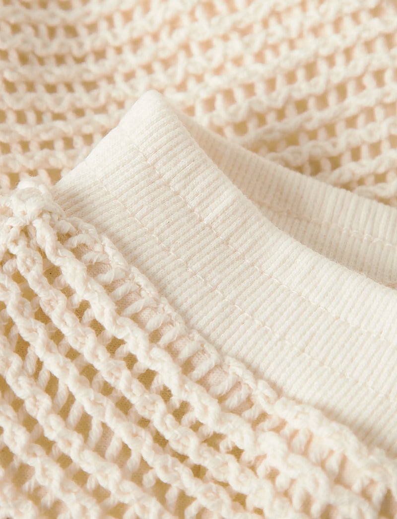 Lil'Atelier - NMFFLORA KNIT SHORTS LIL - casual shorts - coconut milk - 5