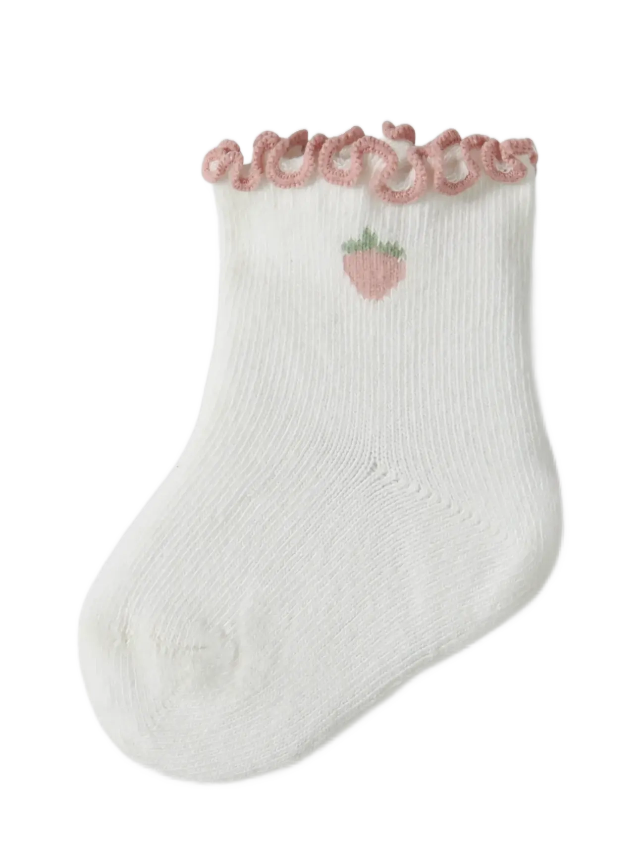 Lil'Atelier NBFFIDUCIA SOCK LIL - Socken & Strumpfhosen - COCONUT MILK / white