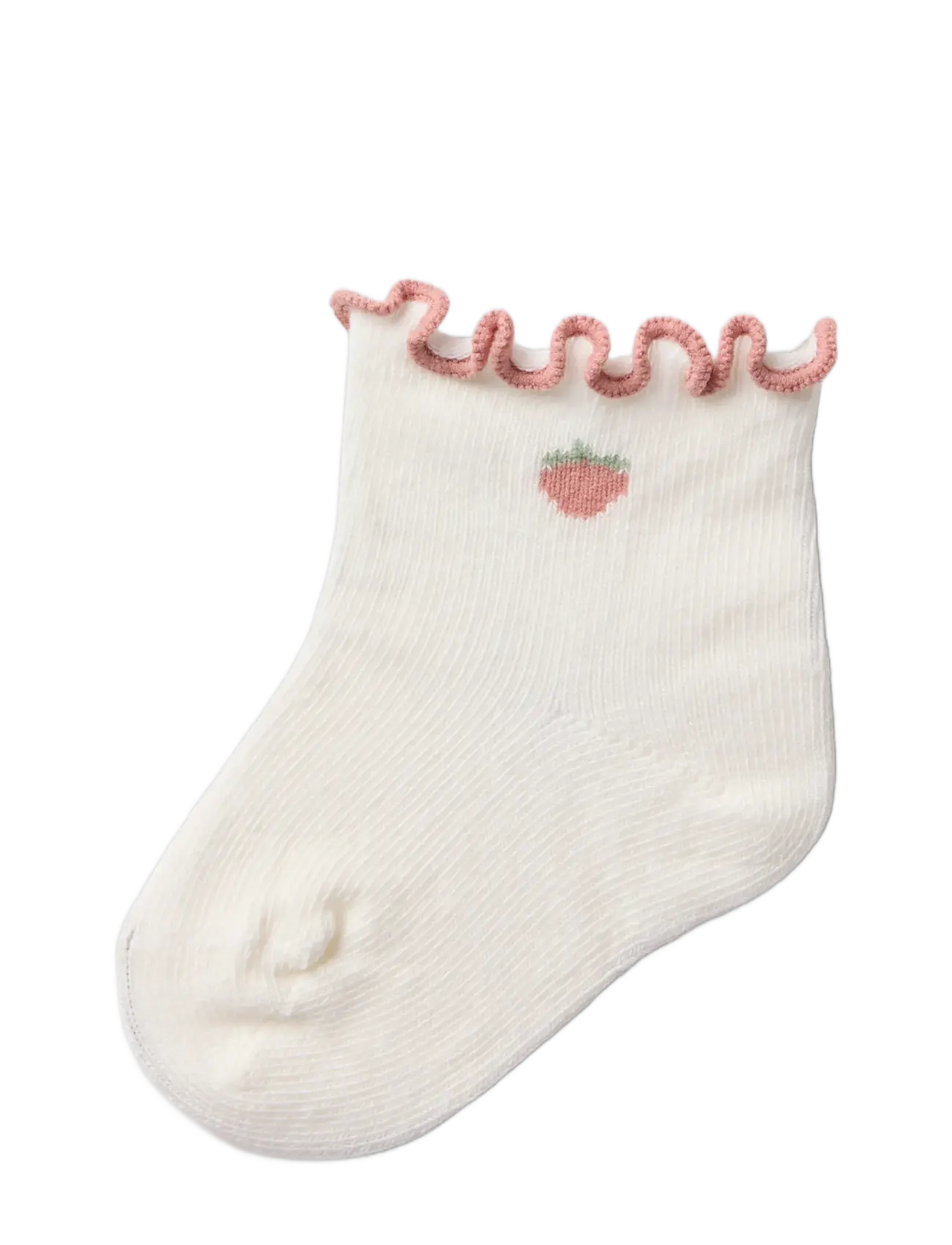 Lil'Atelier NBFFIDUCIA SOCK LIL - Lil'Atelier - COCONUT MILK / white