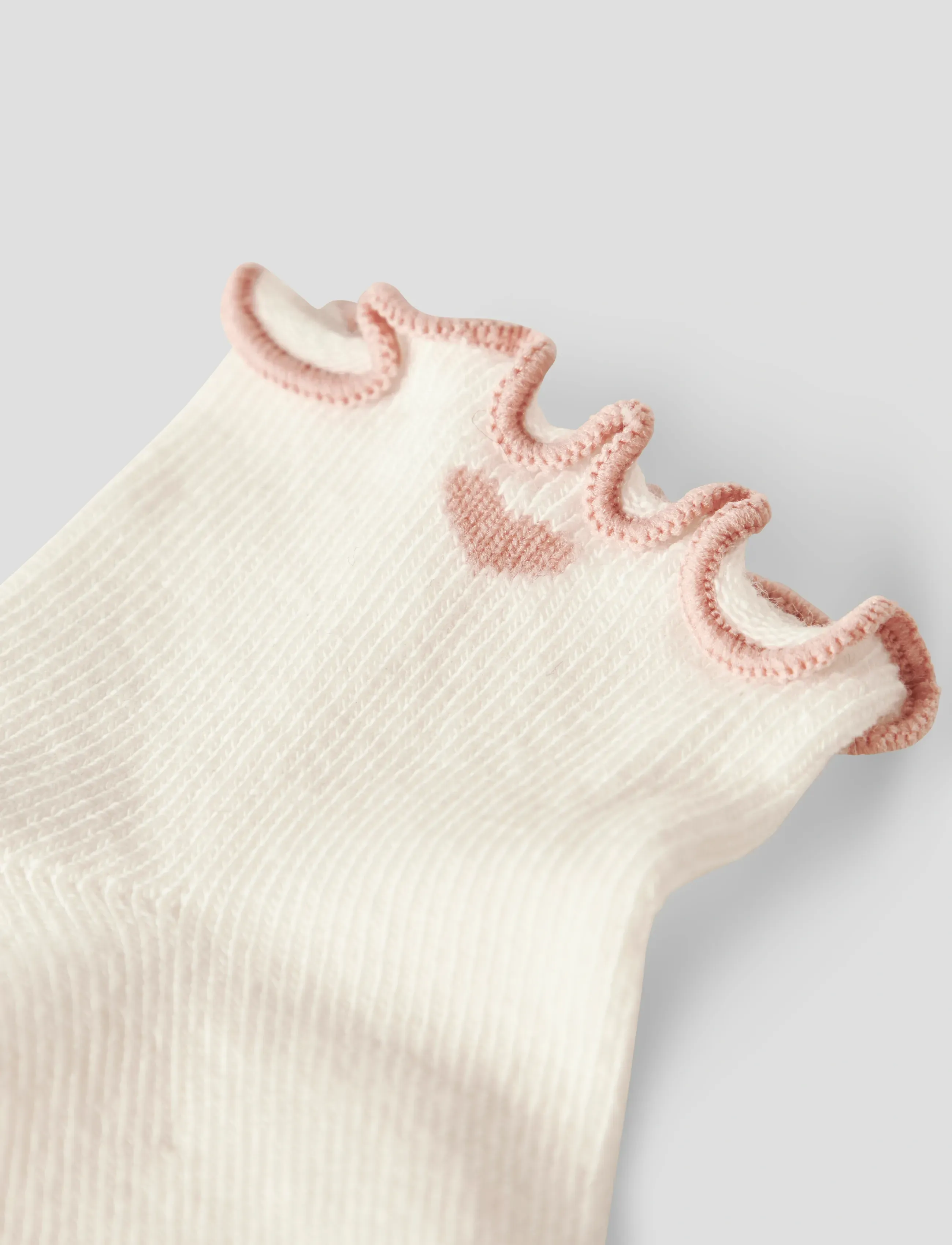 Lil'Atelier - NBFFIDUCIA SOCK LIL - bebisstrumpor - coconut milk - 1