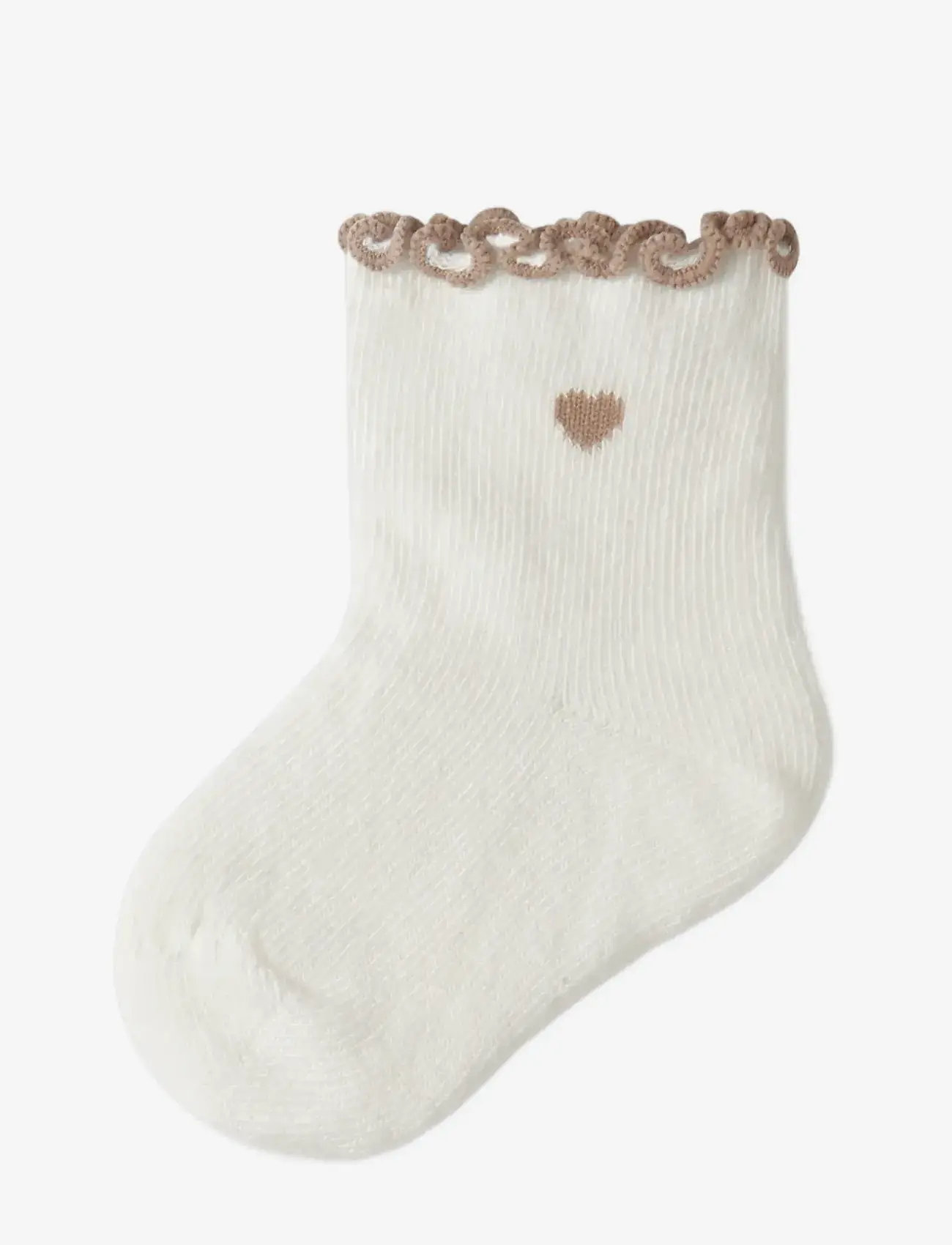 Lil'Atelier - NBFFIDUCIA SOCK LIL - baby-socken - coconut milk - 0