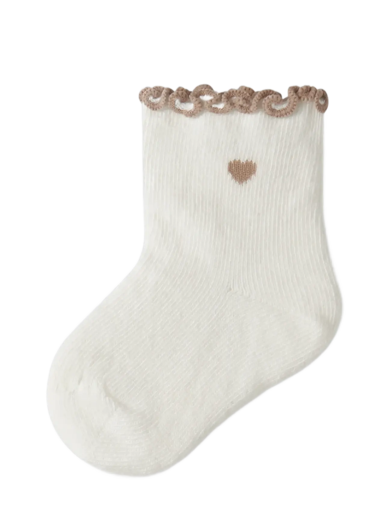 Lil'Atelier NBFFIDUCIA SOCK LIL - Kleidung - COCONUT MILK / cream