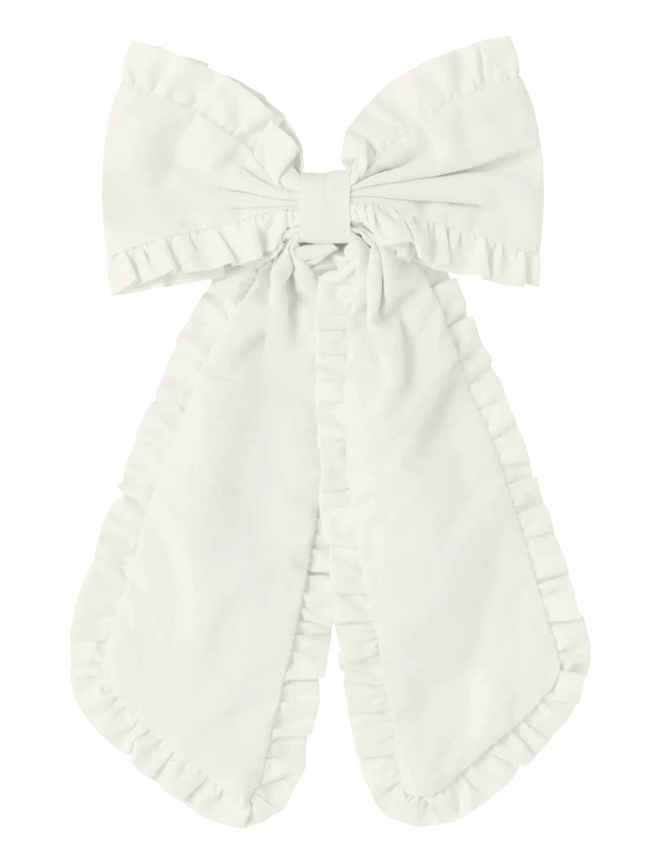 Lil'Atelier Nmfacc-Donja Hairbow Clips Lil, One Size, Hair Accessories, Weiß - Pins, Kinder
