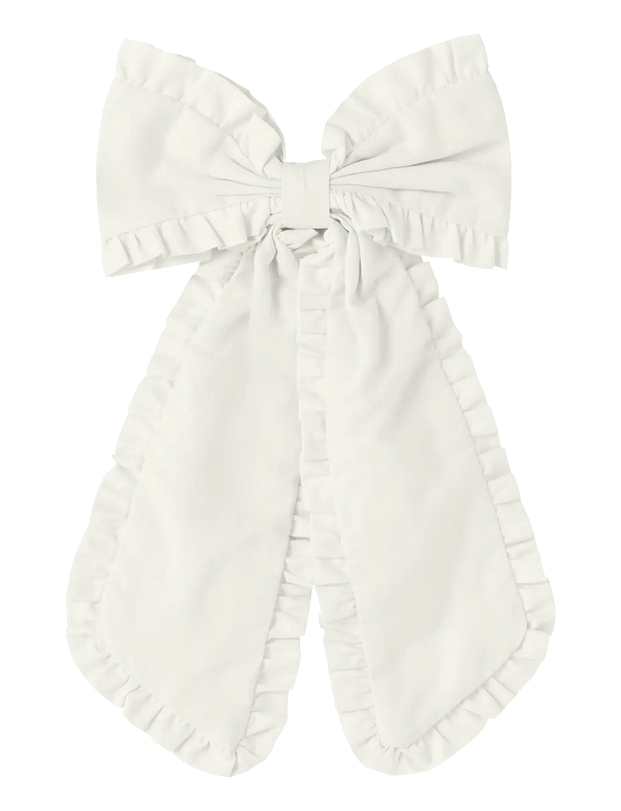 Lil'Atelier - NMFACC-DONJA HAIRBOW CLIPS LIL - haarnadeln - coconut milk - 0