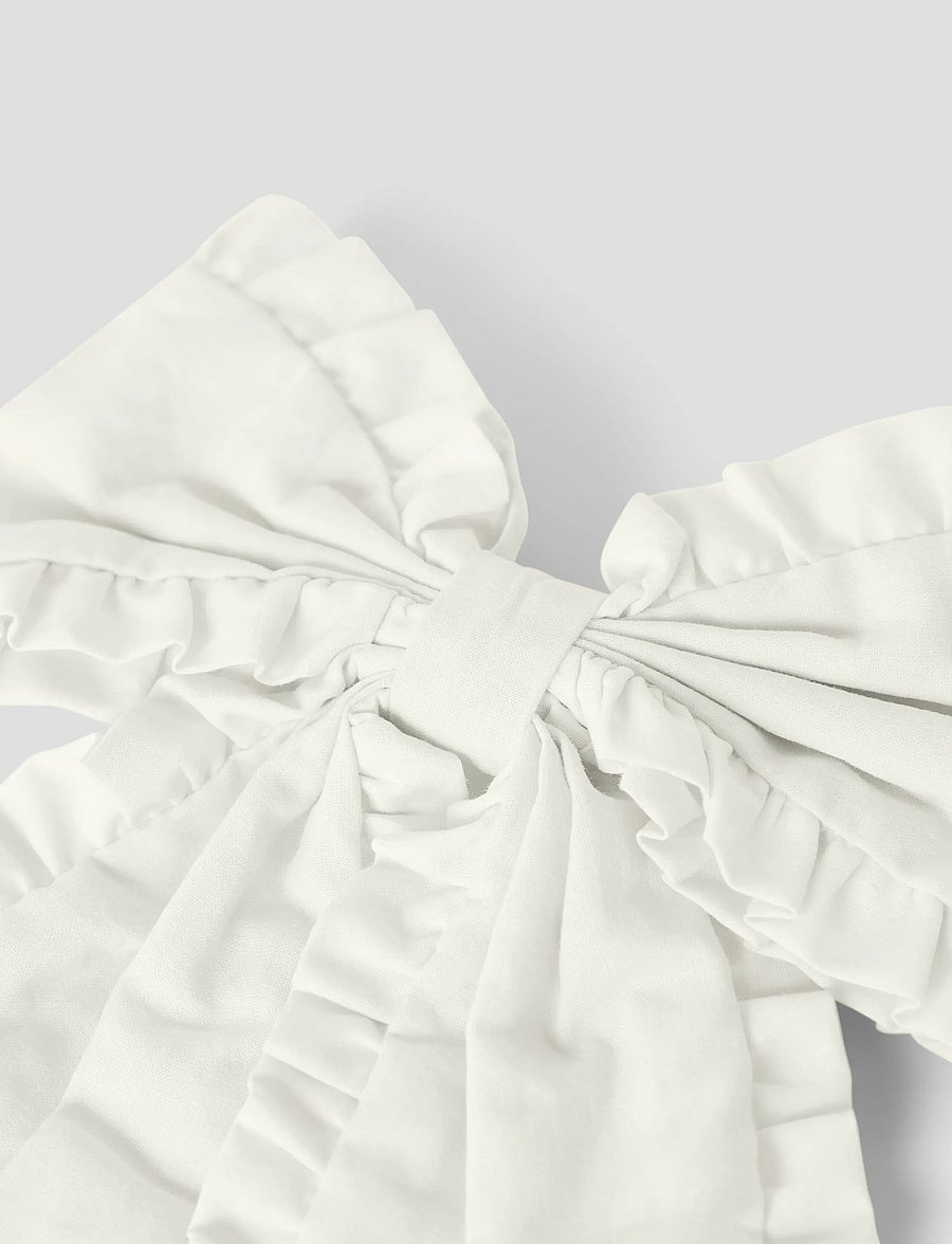 Lil'Atelier - NMFACC-DONJA HAIRBOW CLIPS LIL - haarnadeln - coconut milk - 2