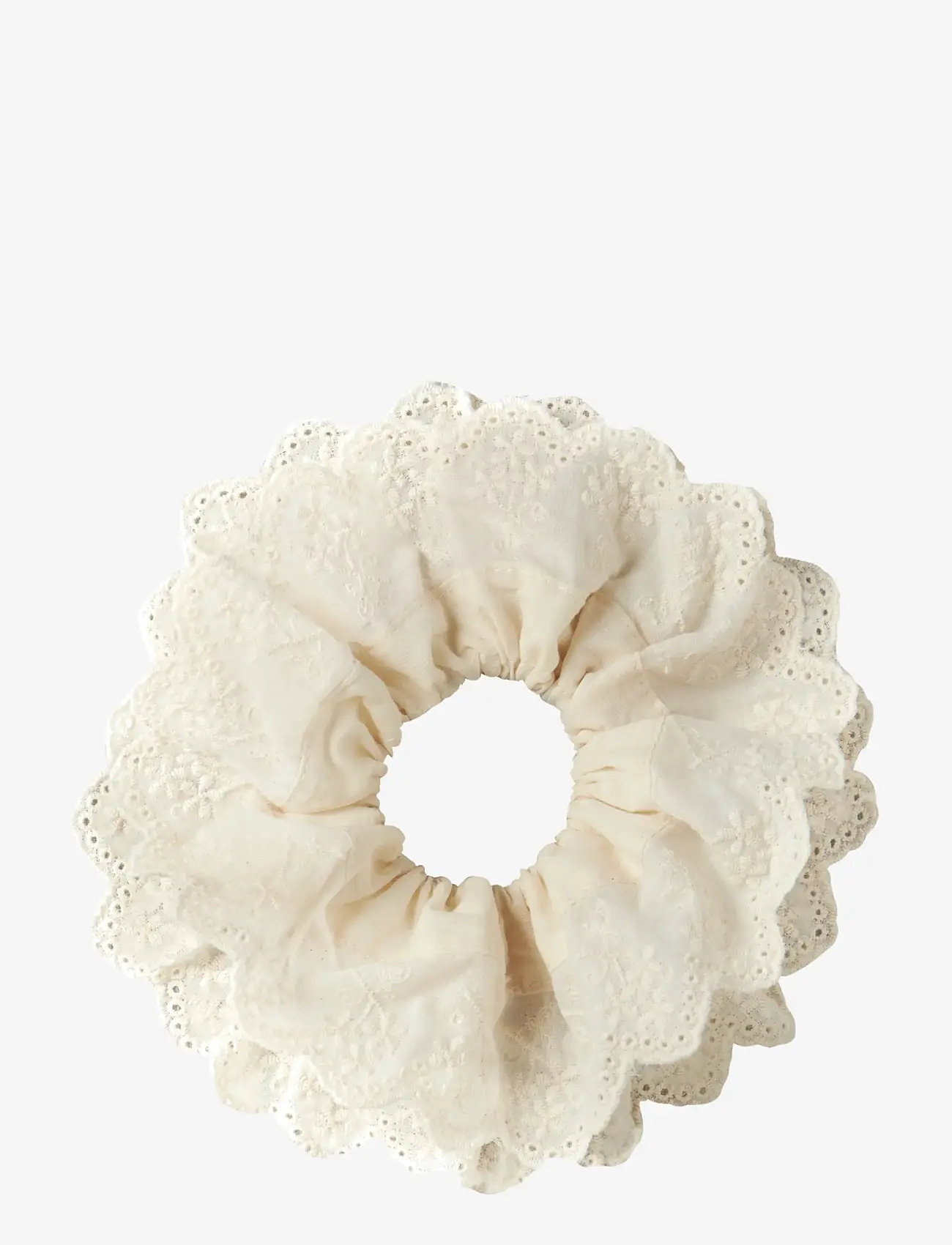Lil'Atelier - NMFACC-FRIDA HAIR SCRUNCHIE LIL - hårsnoddar - coconut milk - 0