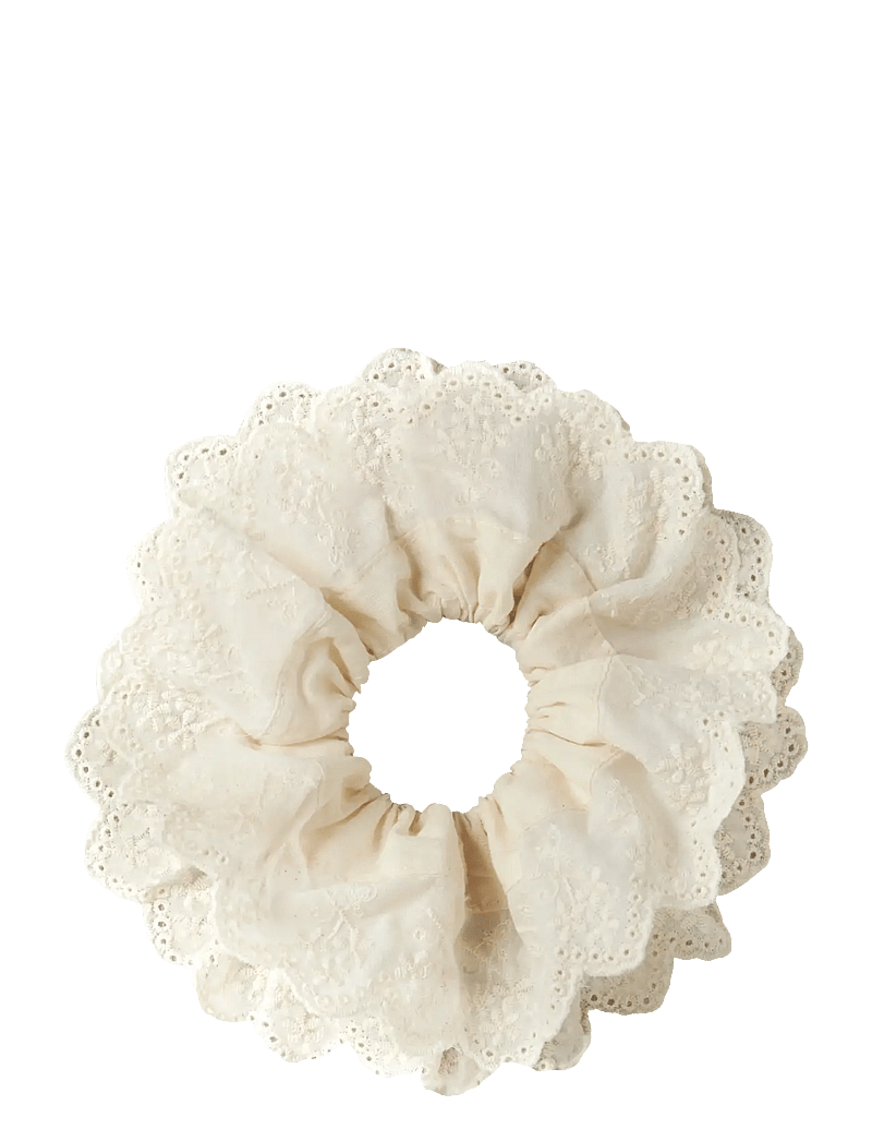 Lil'Atelier - NMFACC-FRIDA HAIR SCRUNCHIE LIL - hårsnoddar - coconut milk - 0