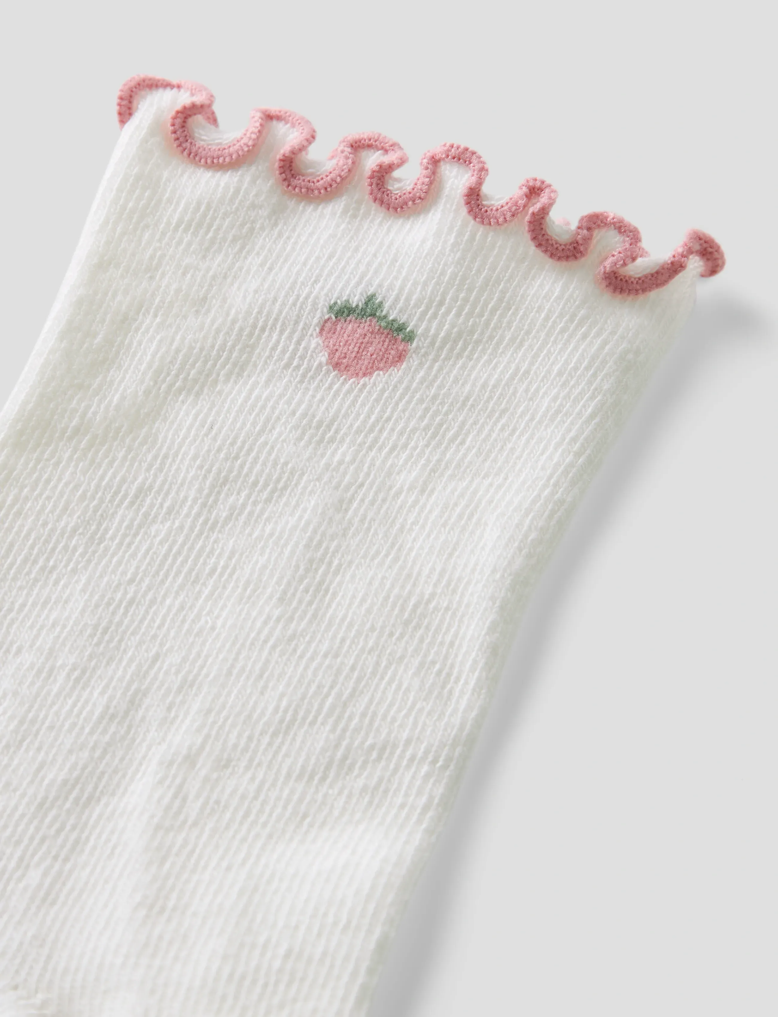 Lil'Atelier - NMFFIDUCIA SOCK LIL - zeķes - coconut milk - 1