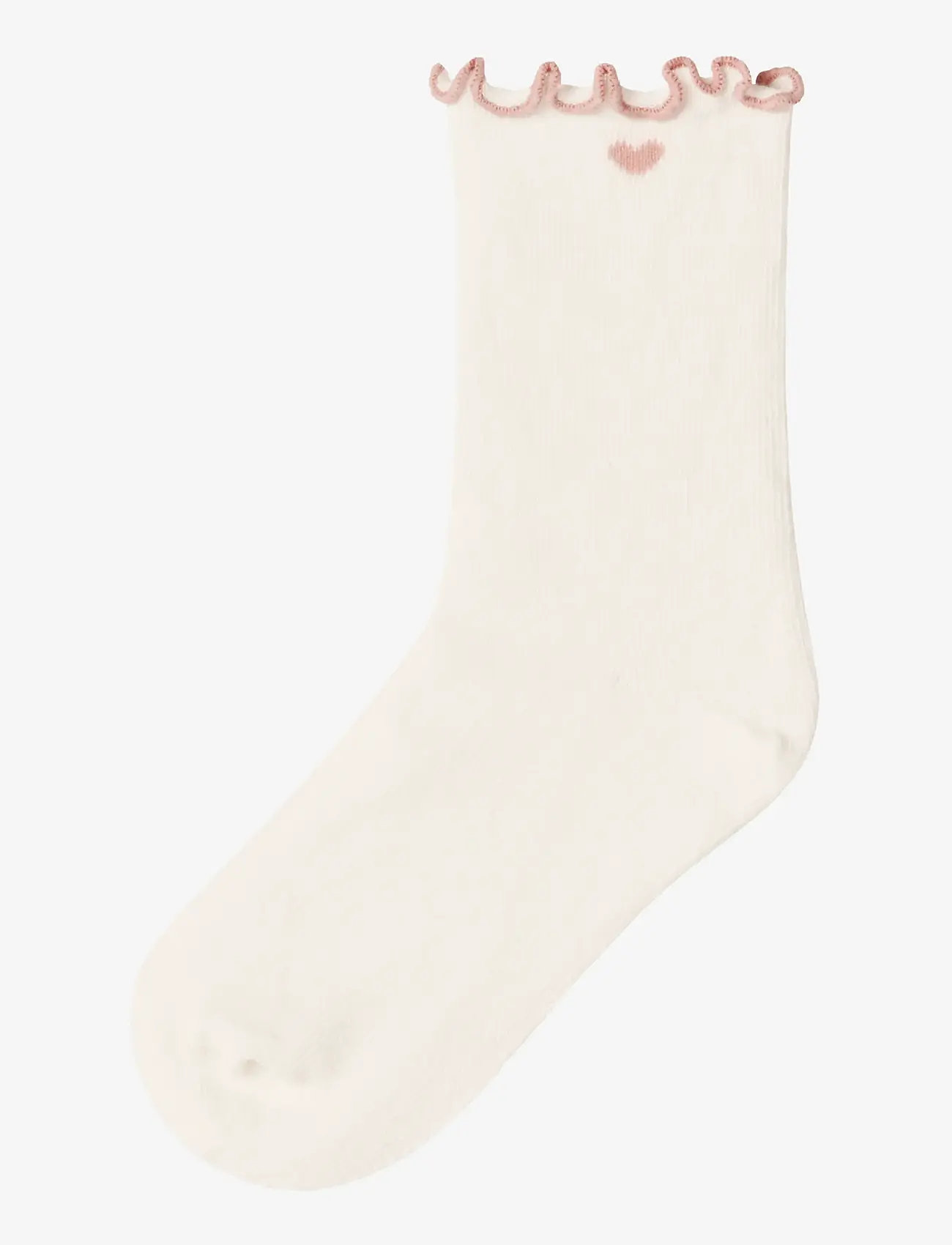 Lil'Atelier - NMFFIDUCIA SOCK LIL - gode sommertilbud - coconut milk - 0