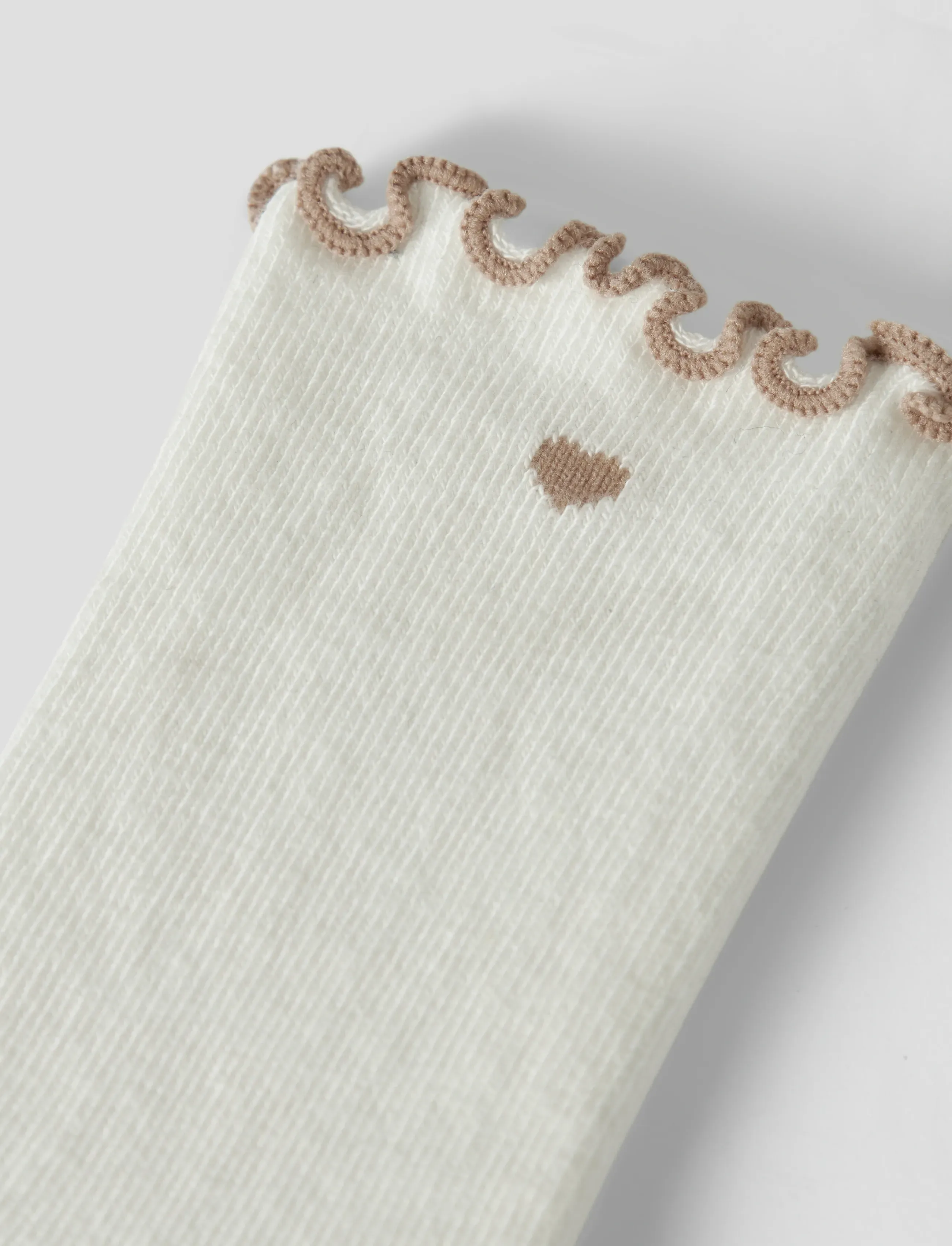 Lil'Atelier - NMFFIDUCIA SOCK LIL - strümpfe - coconut milk - 1