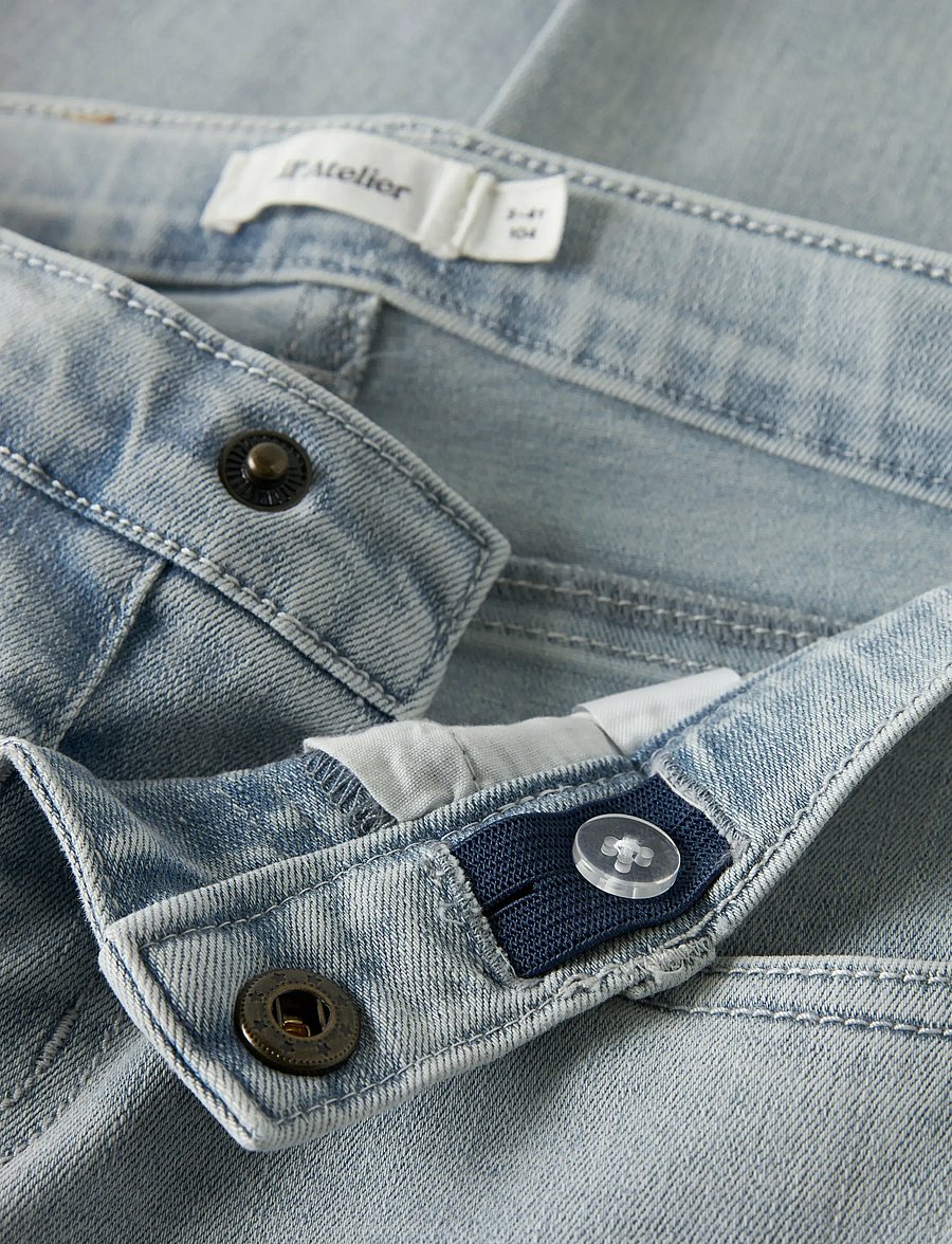 Lil'Atelier - NMFFRANCES LOOSE JEANS 7722-FN LIL - alt laienevad teksad - light blue denim - 3