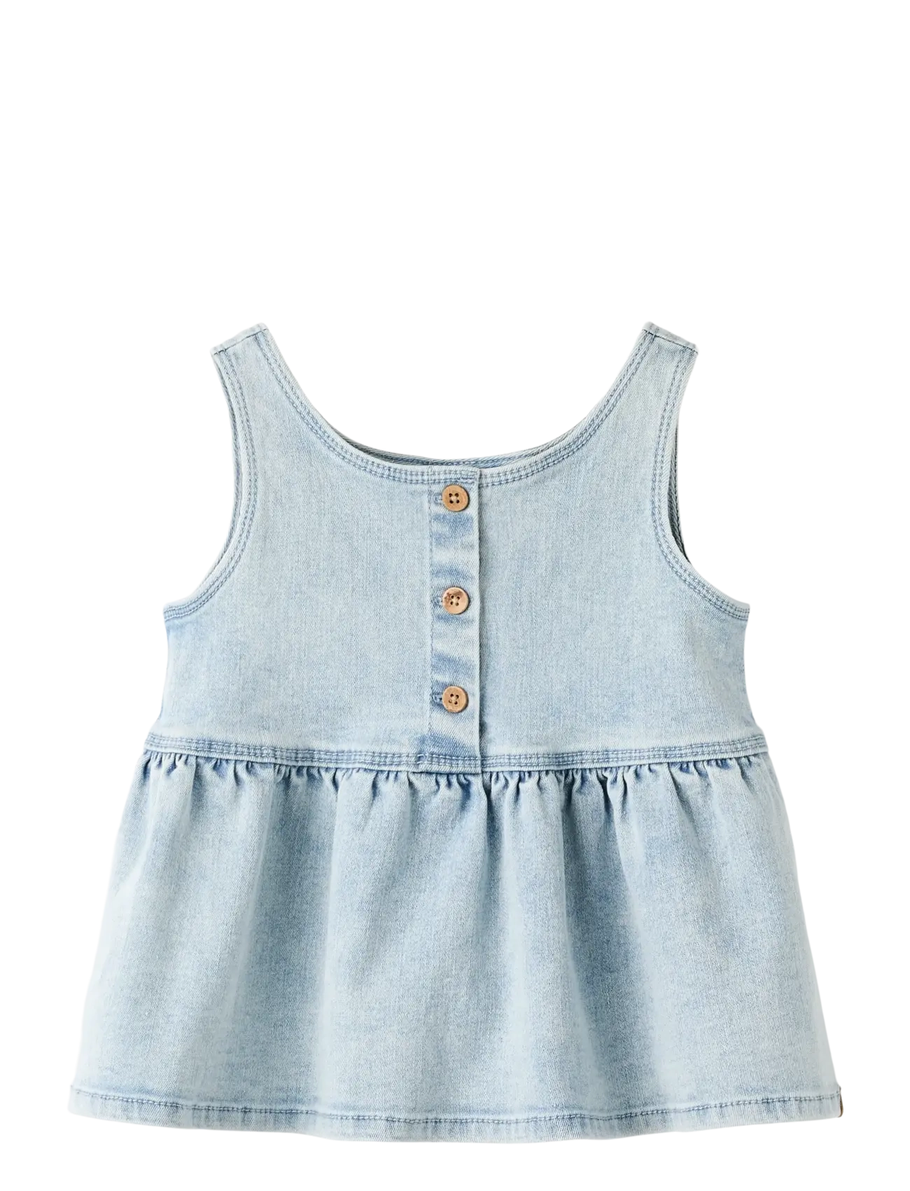 Lil'Atelier - NMFFRANCES SL LOOSE TOP 7722-FN LIL - blusar & tunikor - light blue denim - 0