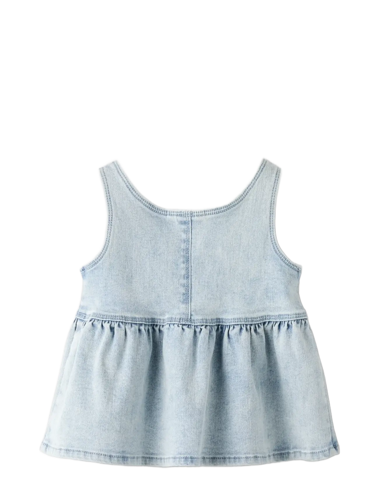 Lil'Atelier - NMFFRANCES SL LOOSE TOP 7722-FN LIL - blusar & tunikor - light blue denim - 1