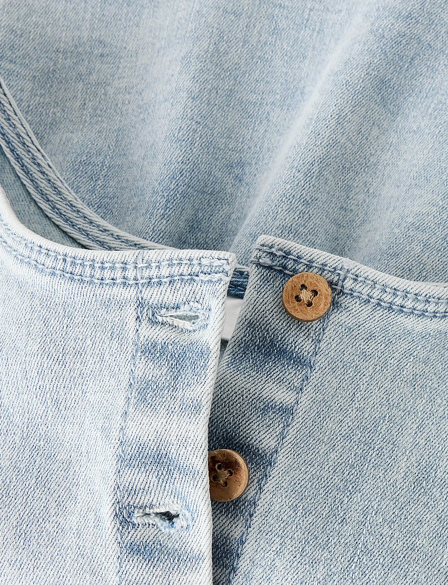 Lil'Atelier - NMFFRANCES SL LOOSE TOP 7722-FN LIL - blusen & tuniken - light blue denim - 3