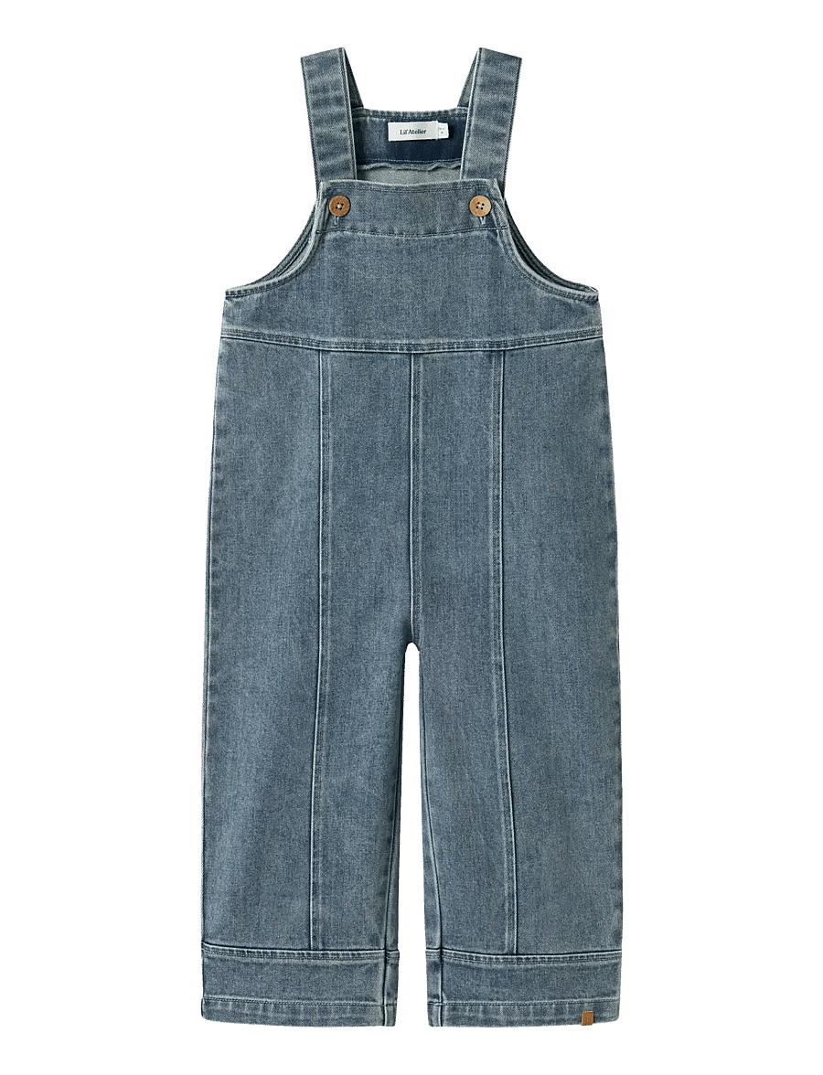 Lil'Atelier - NMFDAMLA LOOSE DNM OVERALL 5566-DX LIL - jumpsuits - medium blue denim - 1