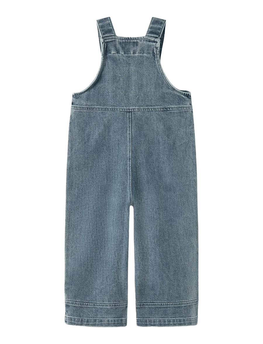Lil'Atelier - NMFDAMLA LOOSE DNM OVERALL 5566-DX LIL - jumpsuits - medium blue denim - 2