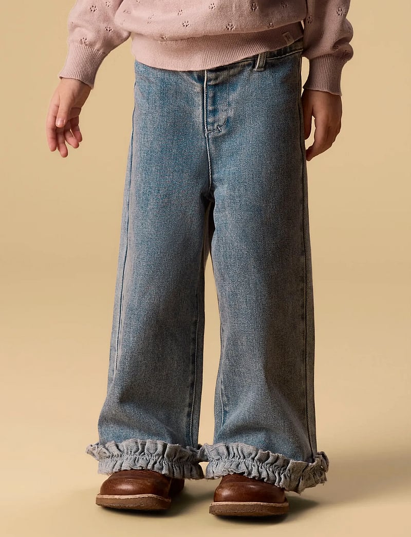 Lil'Atelier - NMFDAMLA WIDE ANCEL JEANS 5566-DX LIL - brede jeans - medium blue denim - 4