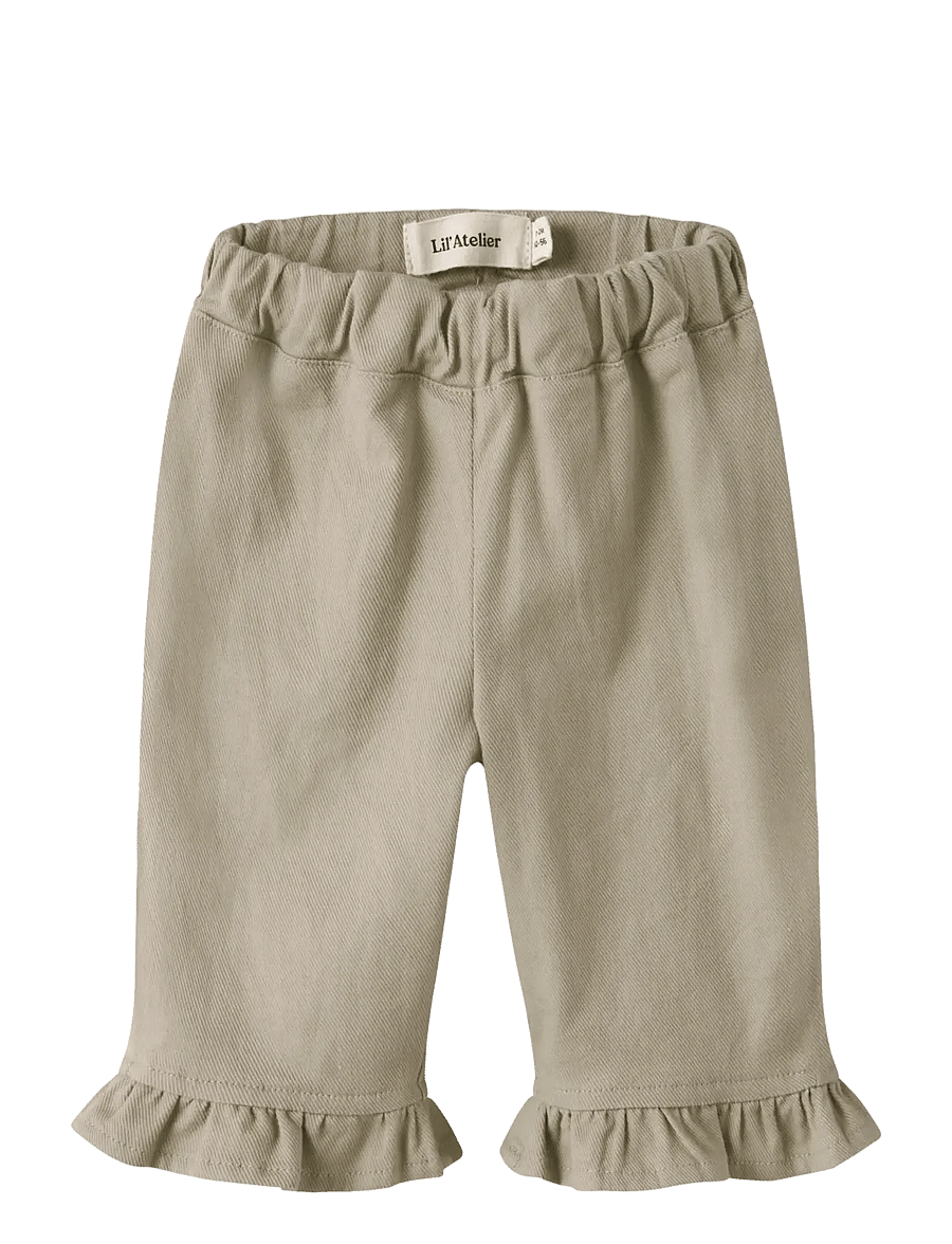 Lil'Atelier - NBFDOREEN WIDE TWI PANT 9977-DH LIL - oxford tan - 0