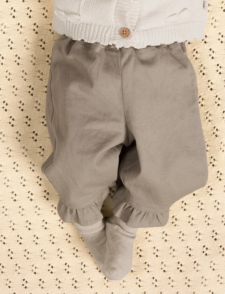Lil'Atelier - NBFDOREEN WIDE TWI PANT 9977-DH LIL - oxford tan - 3