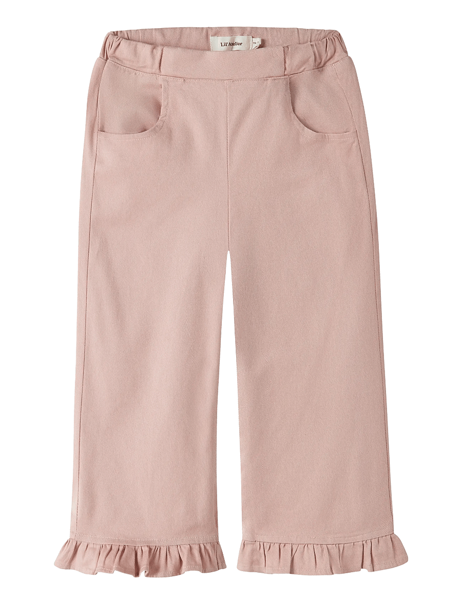 Lil'Atelier - NMFDOREEN WIDE TWI PANT 9977-DH LIL - shop op leeftijd - misty rose - 0