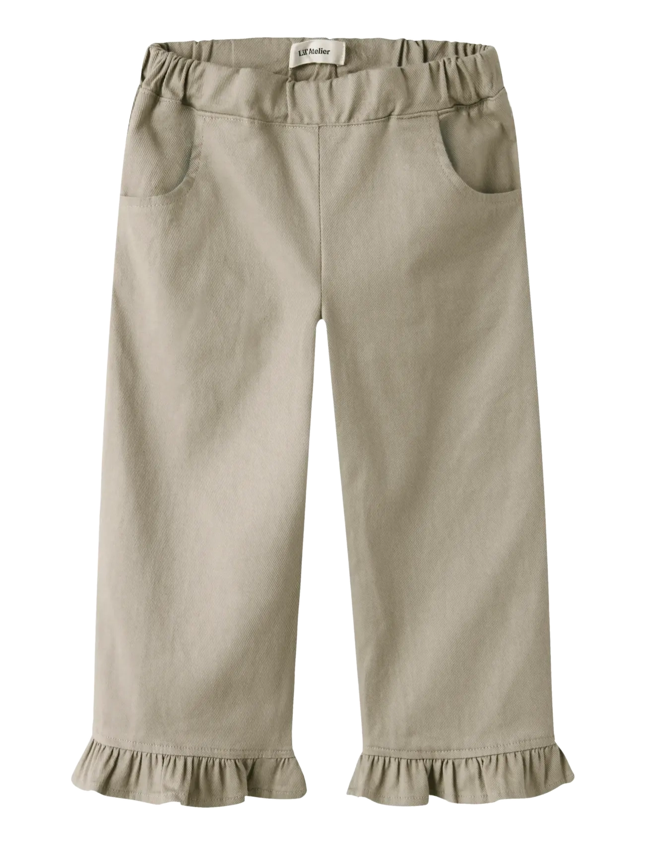 Lil'Atelier NMFDOREEN WIDE TWI PANT 9977-DH LIL - Bukser - OXFORD TAN / beige