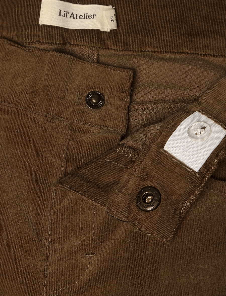 Lil'Atelier - NMMRYANSOMBA CORD PANT 7766-SO LIL - teak - 3