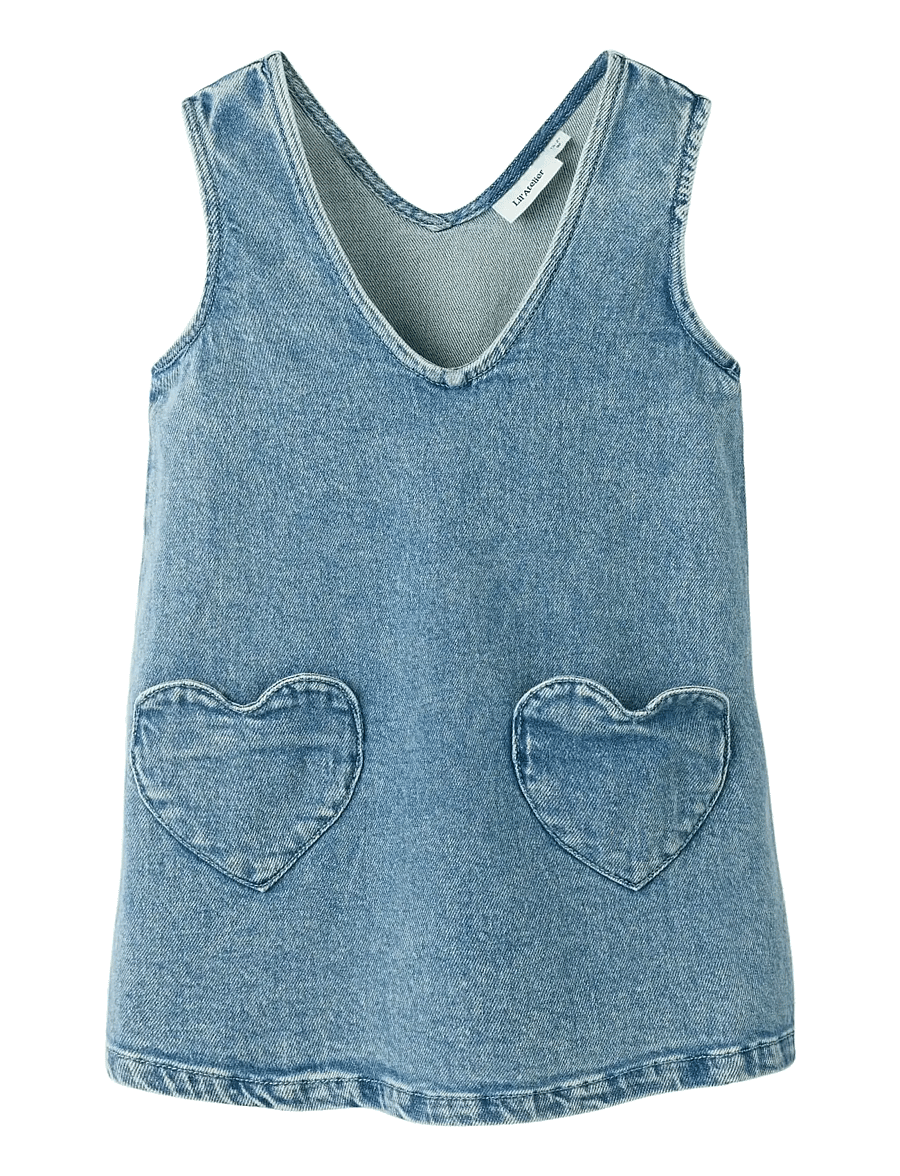 Lil'Atelier - NMFLULIA DNM SPENCER 4017-CJ LIL - medium blue denim - 1